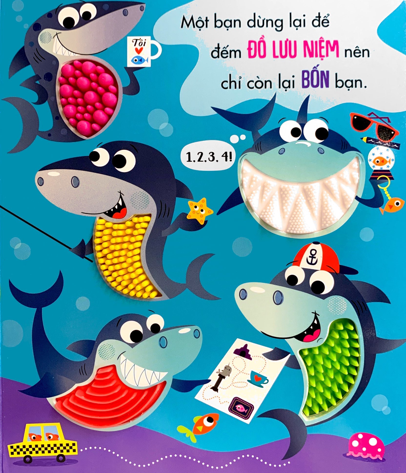 sách tương tác thông minh - đừng chạm vào cá mập