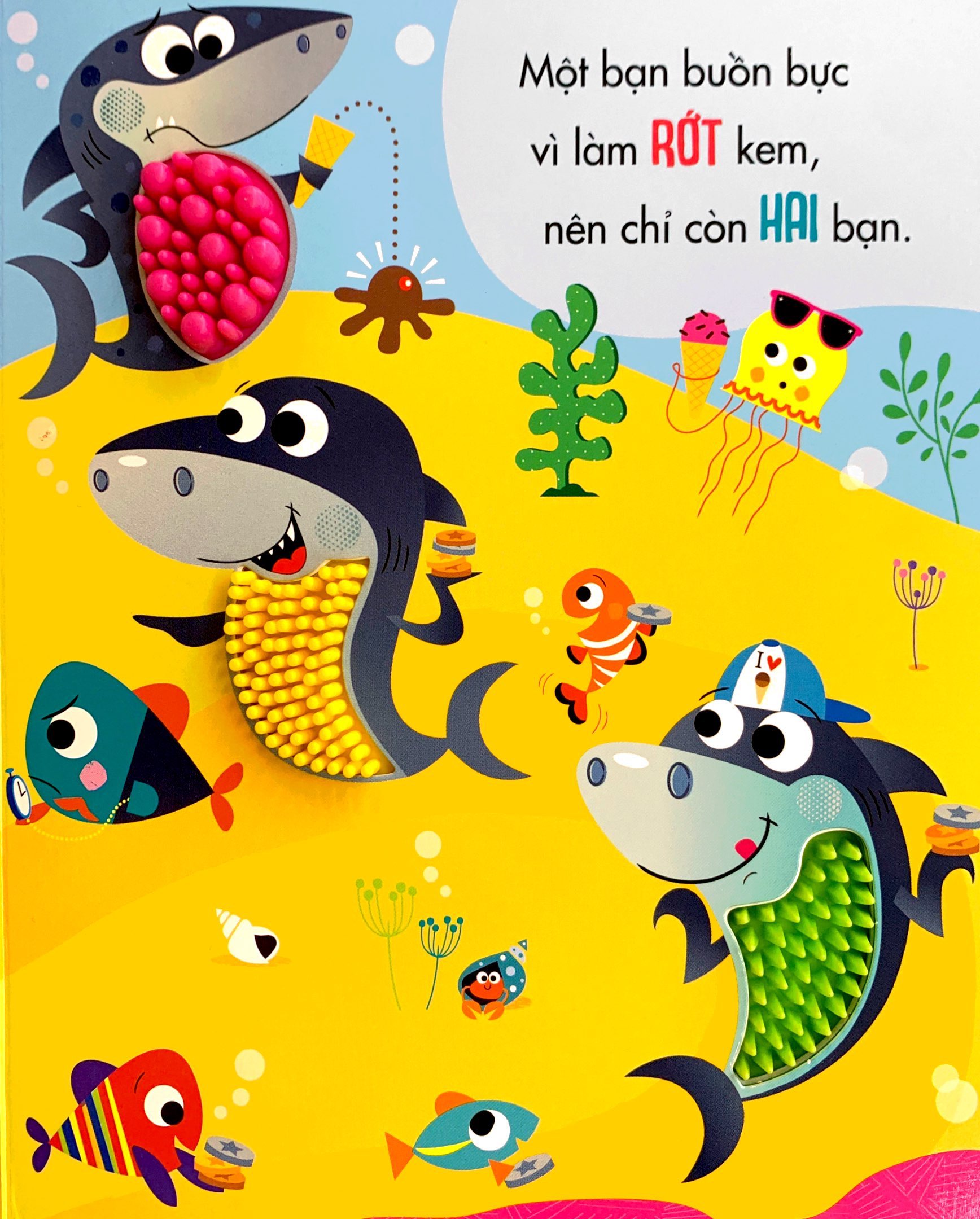 sách tương tác thông minh - đừng chạm vào cá mập