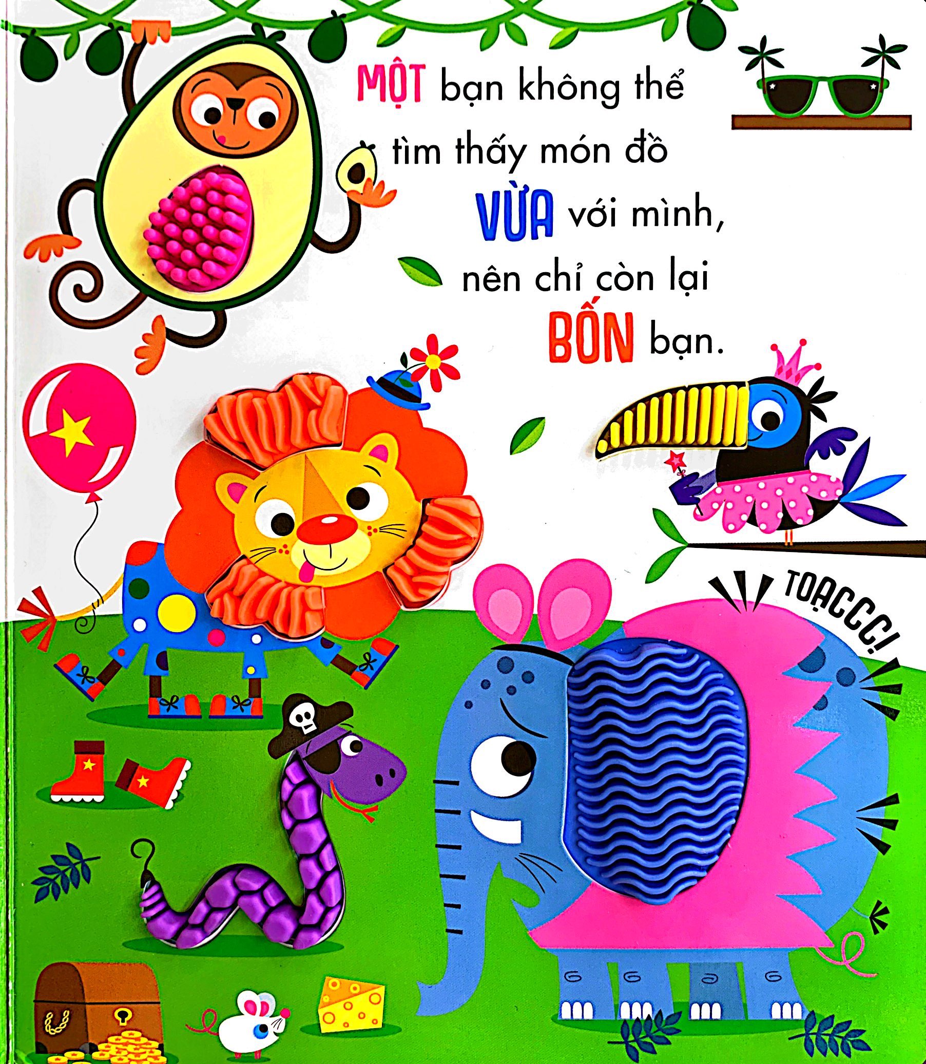 sách tương tác thông minh - đừng chạm vào động vật hoang dã