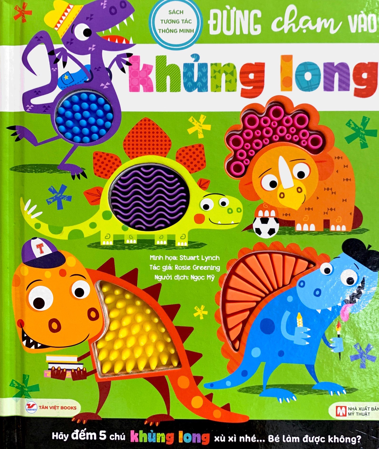 sách tương tác thông minh - đừng chạm vào khủng long