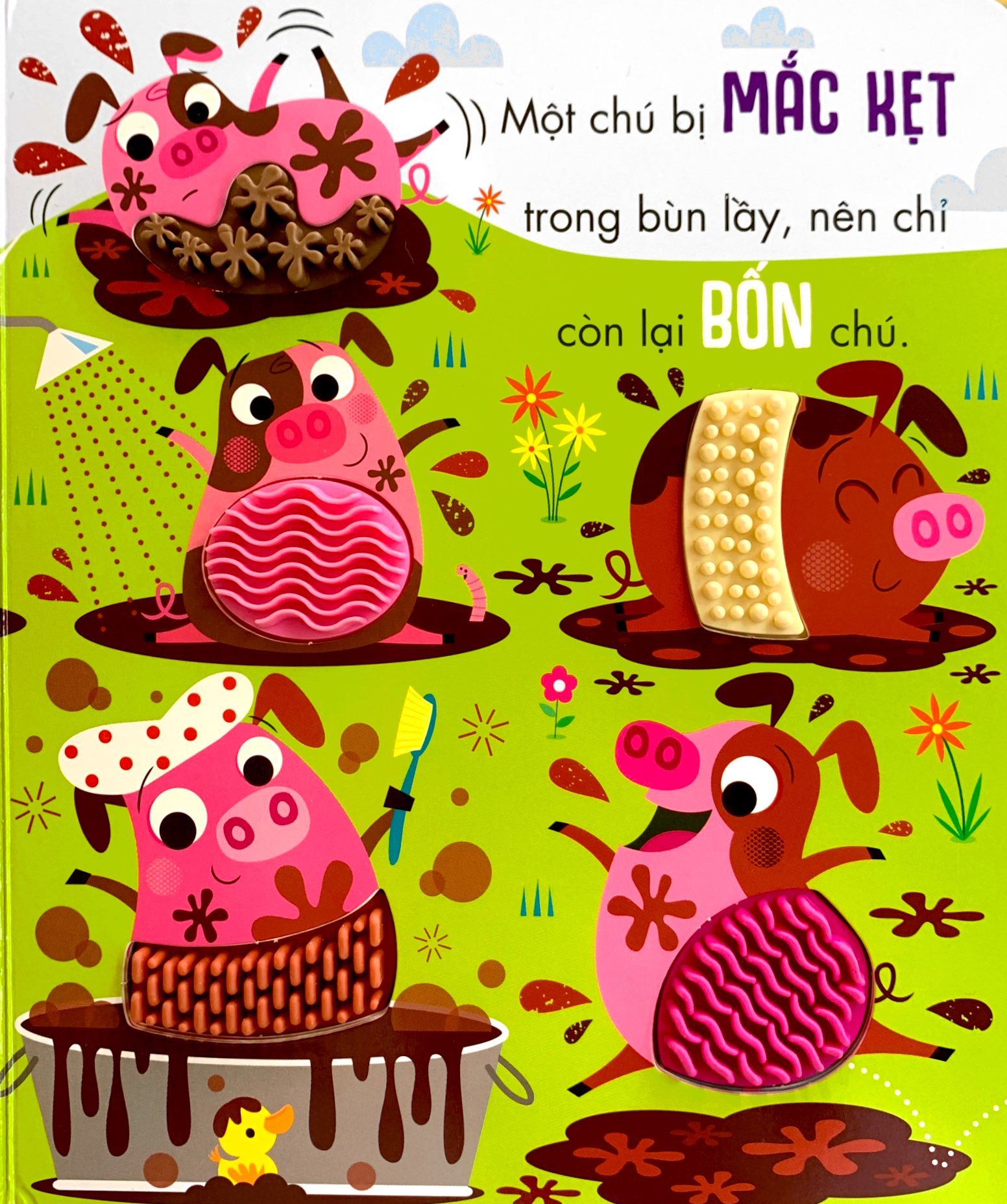 sách tương tác thông minh - đừng chạm vào lợn con lem nhem