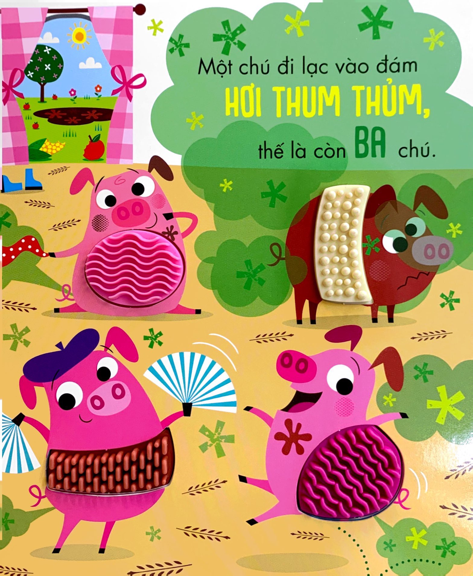 sách tương tác thông minh - đừng chạm vào lợn con lem nhem