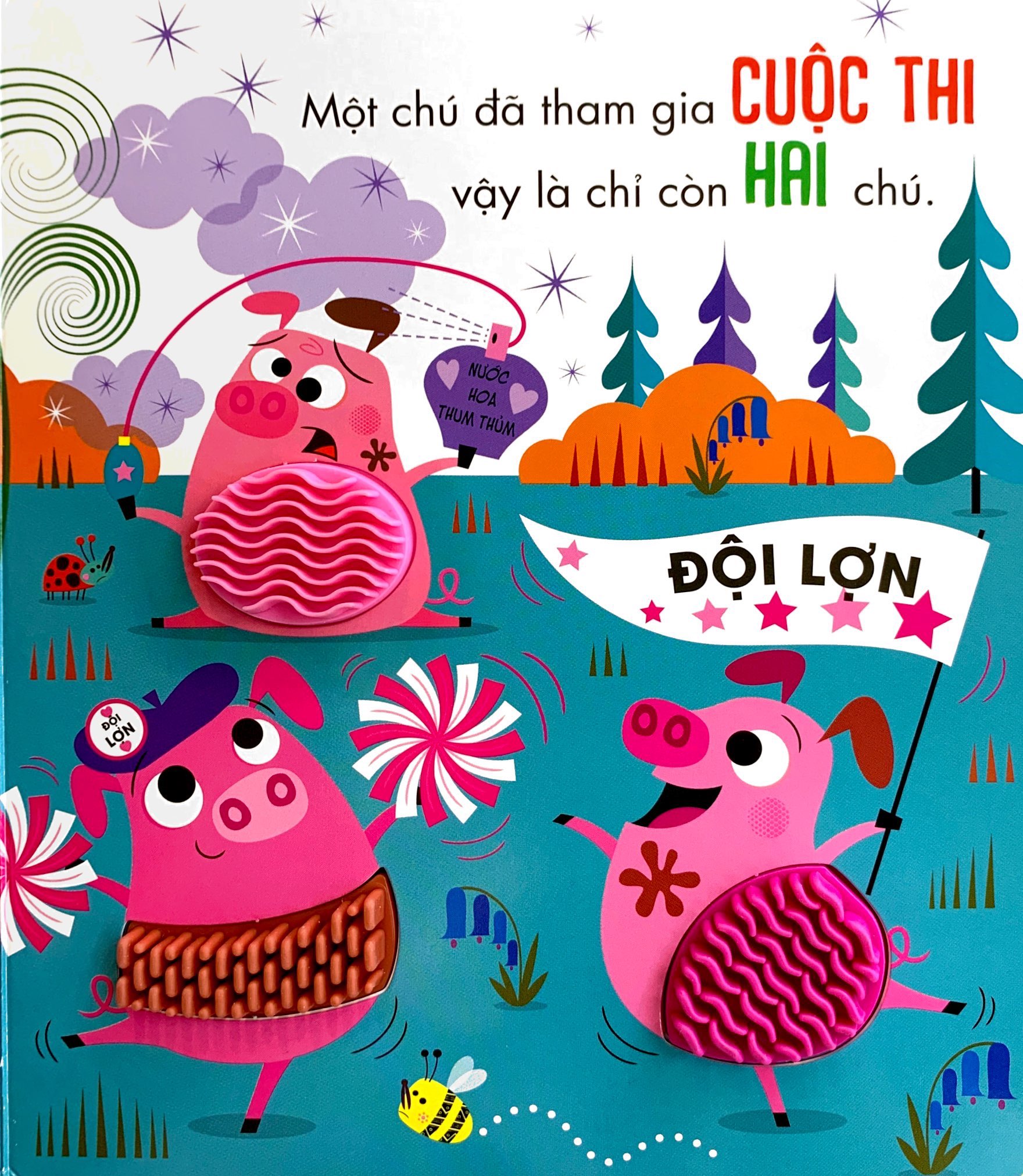 sách tương tác thông minh - đừng chạm vào lợn con lem nhem