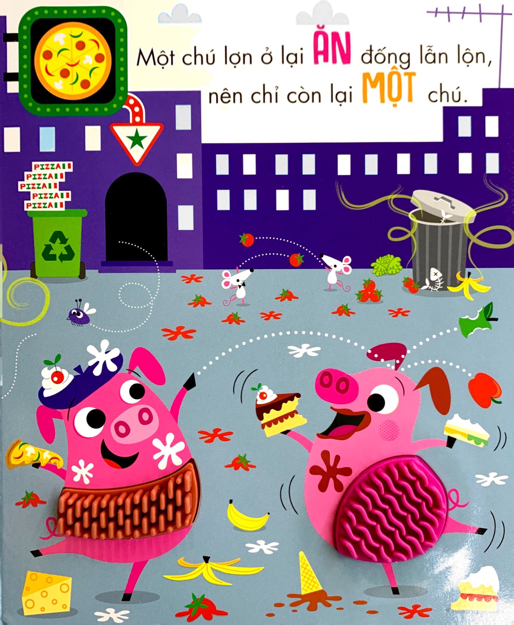 sách tương tác thông minh - đừng chạm vào lợn con lem nhem