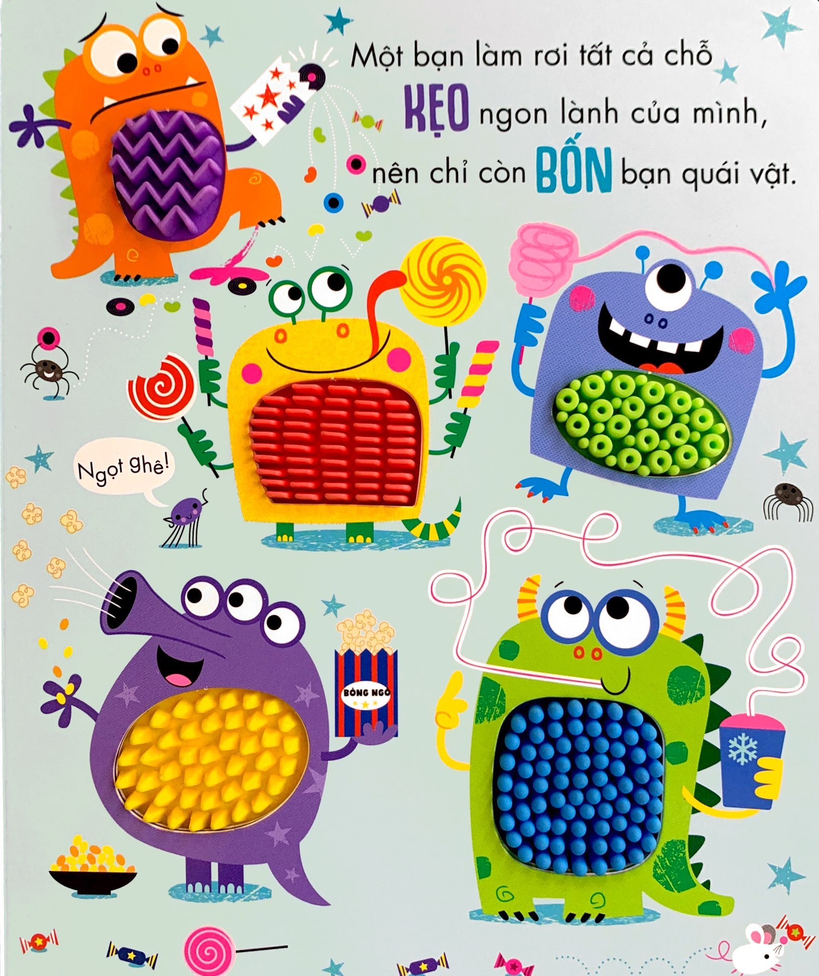 sách tương tác thông minh - đừng chạm vào quái vật