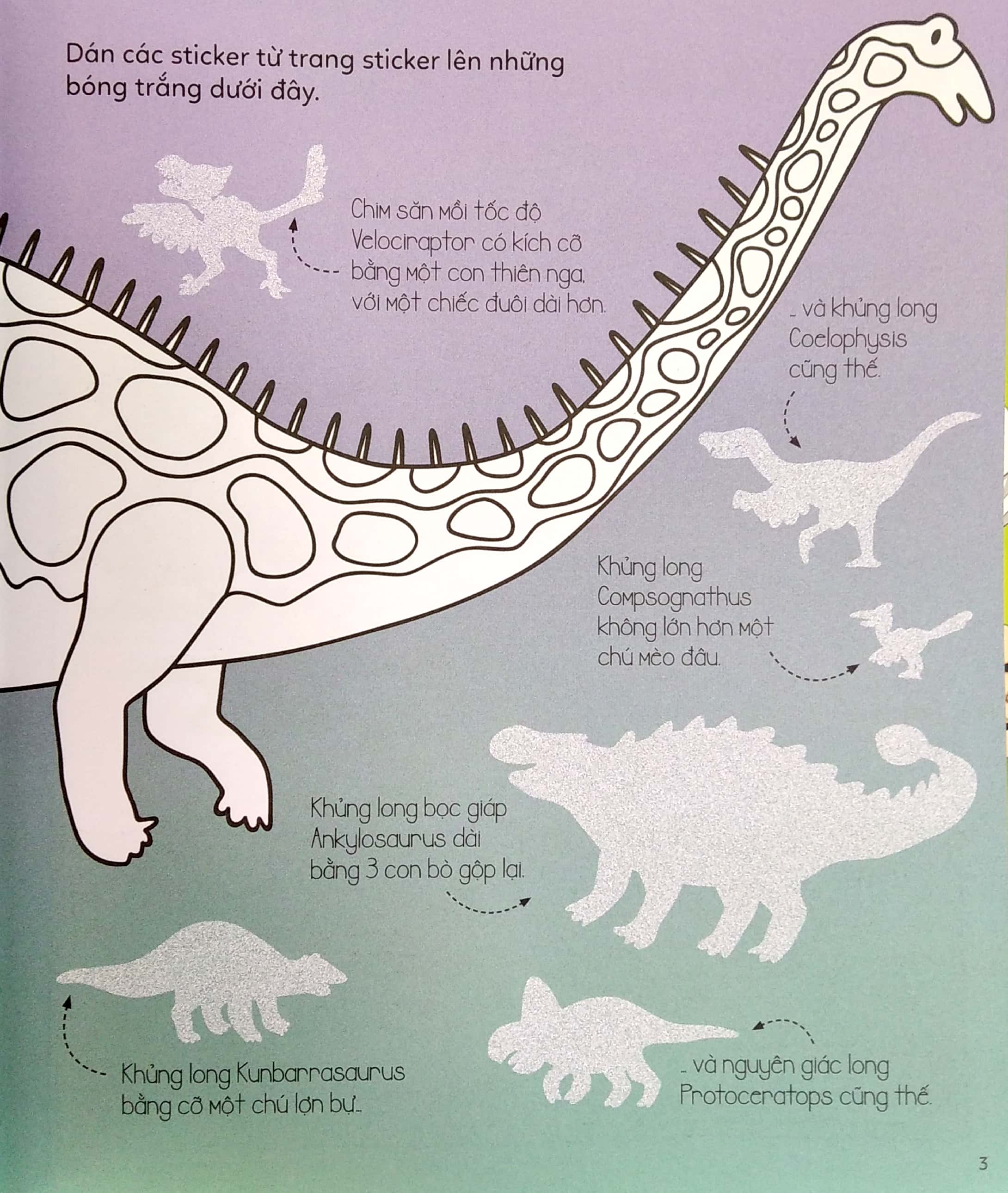 sách tương tác vừa học vừa chơi -khủng long kỳ thú