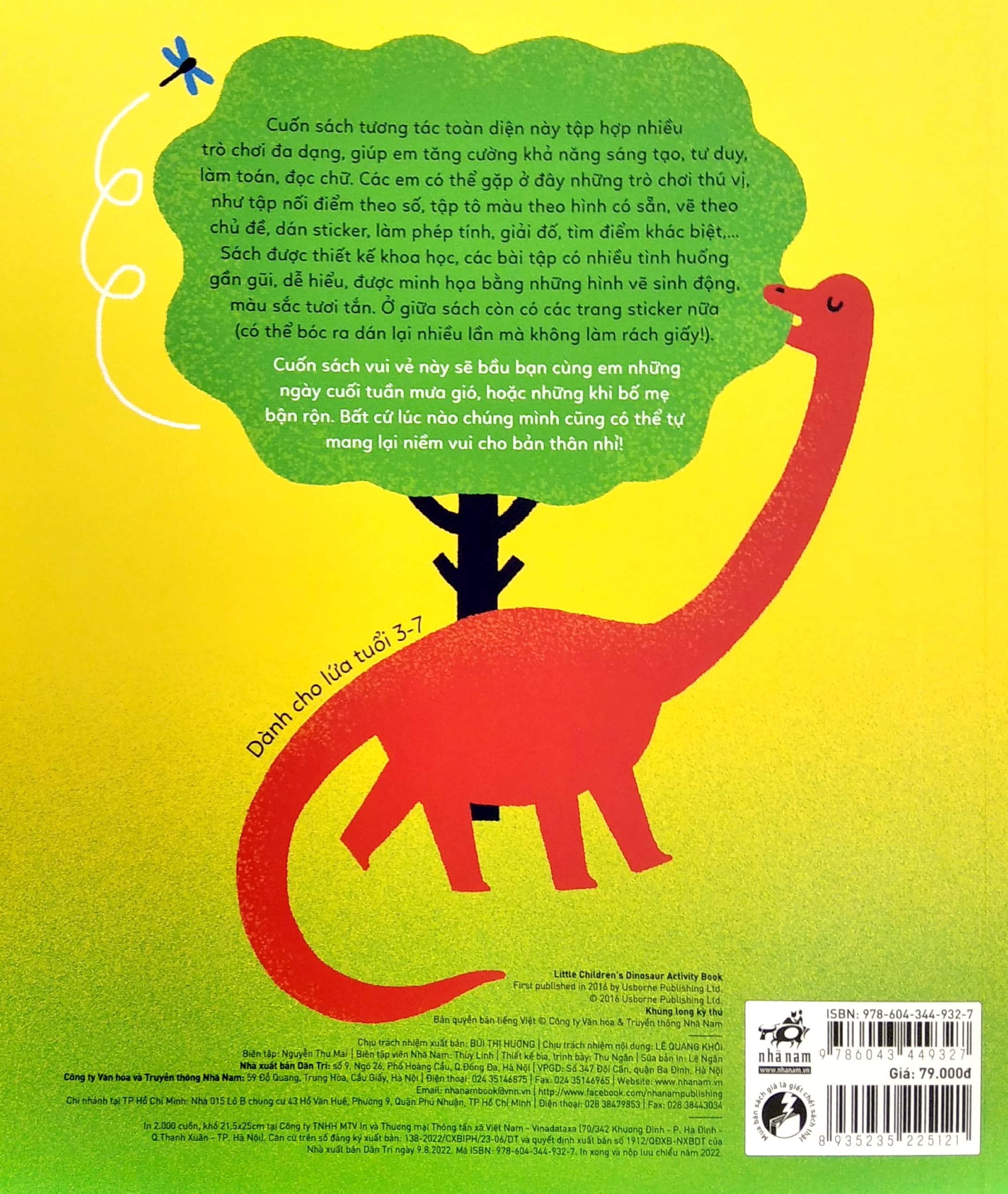 sách tương tác vừa học vừa chơi -khủng long kỳ thú