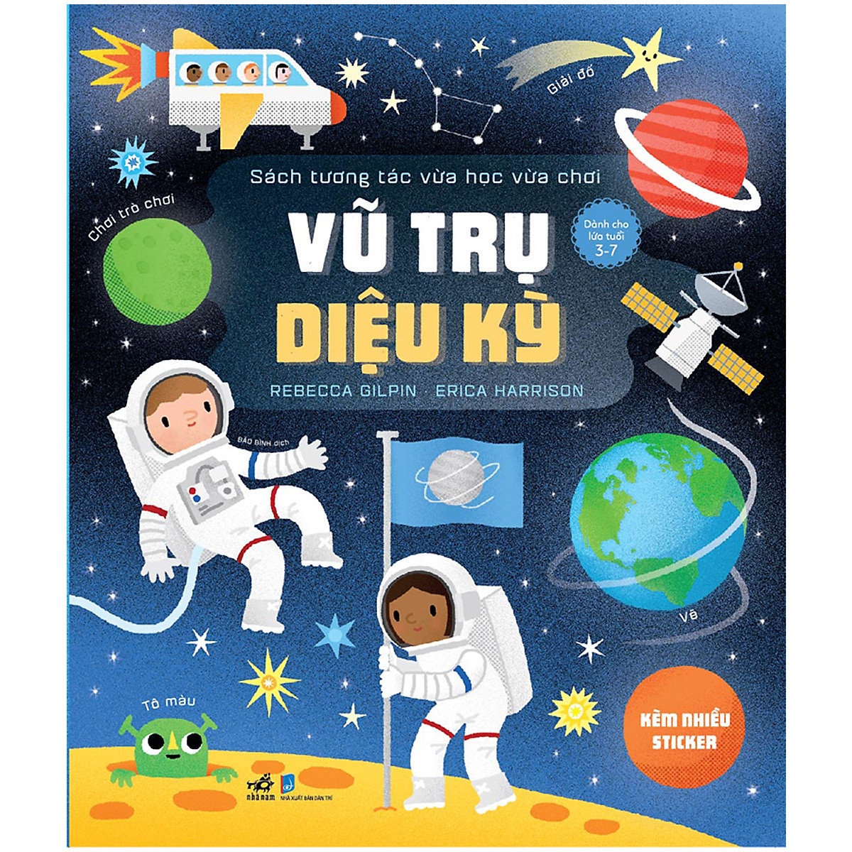 sách tương tác vừa học vừa chơi - vũ trụ diệu kỳ