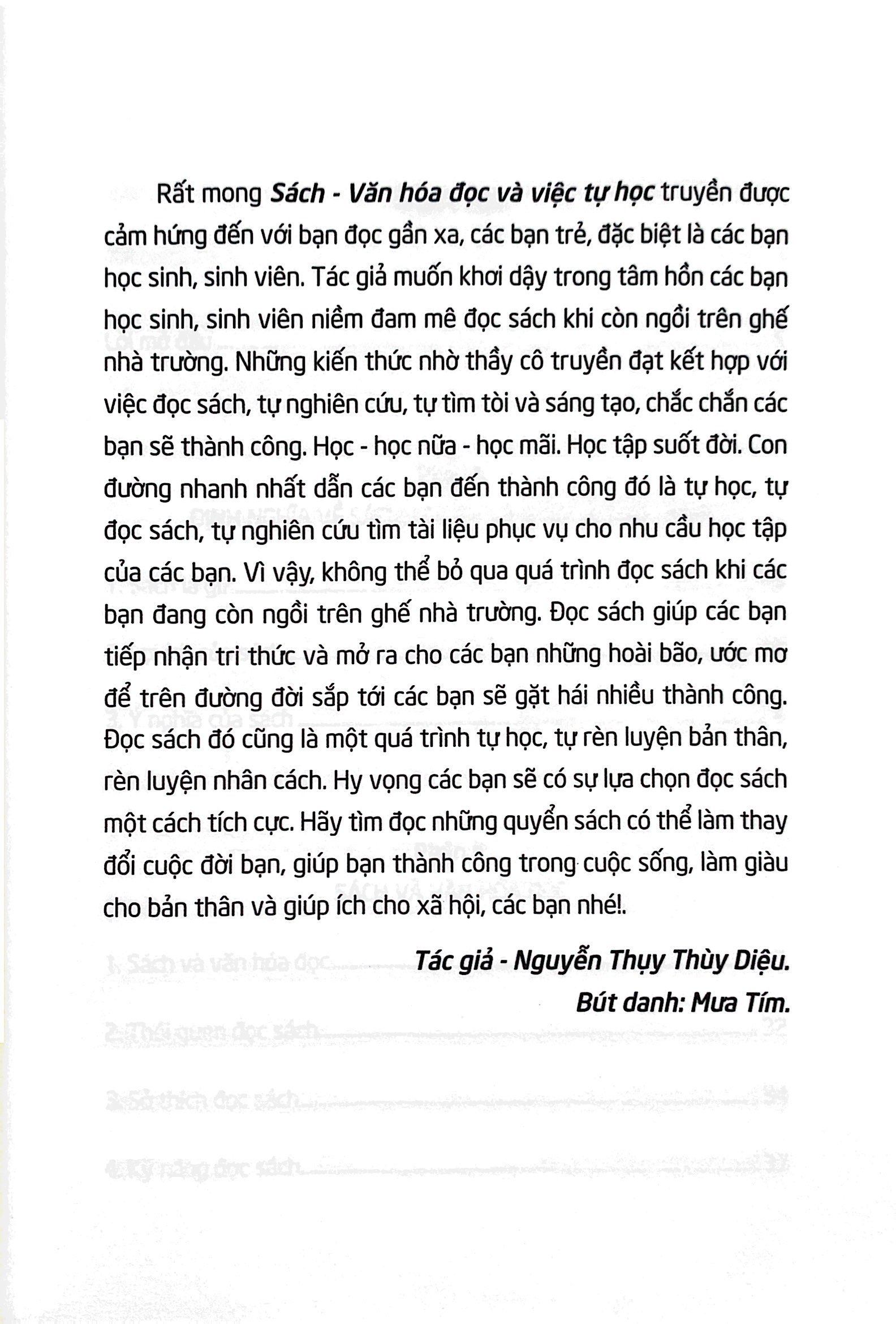 sách văn hóa đọc và việc tự học