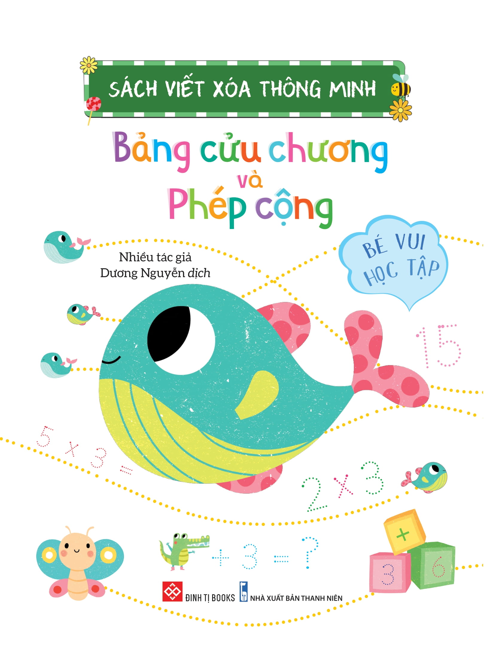 sách viết xóa thông minh - bảng cửu chương và phép cộng