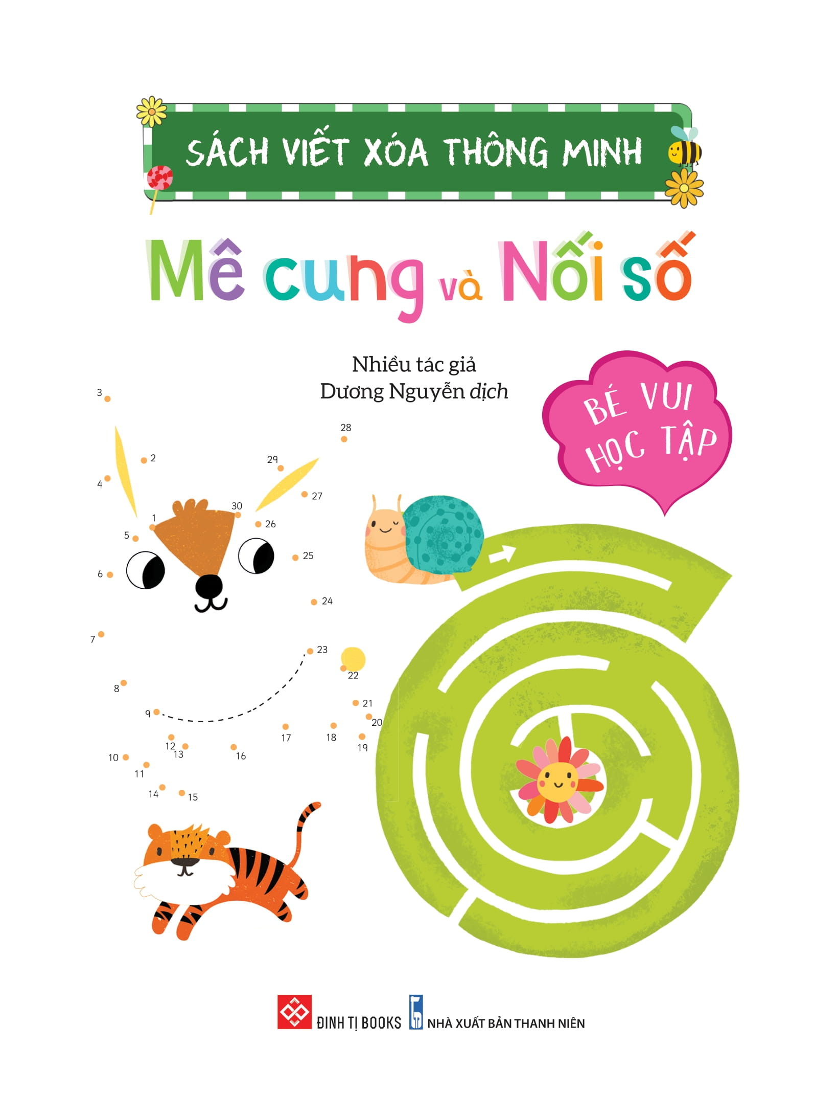 sách viết xóa thông minh - mê cung và nối số
