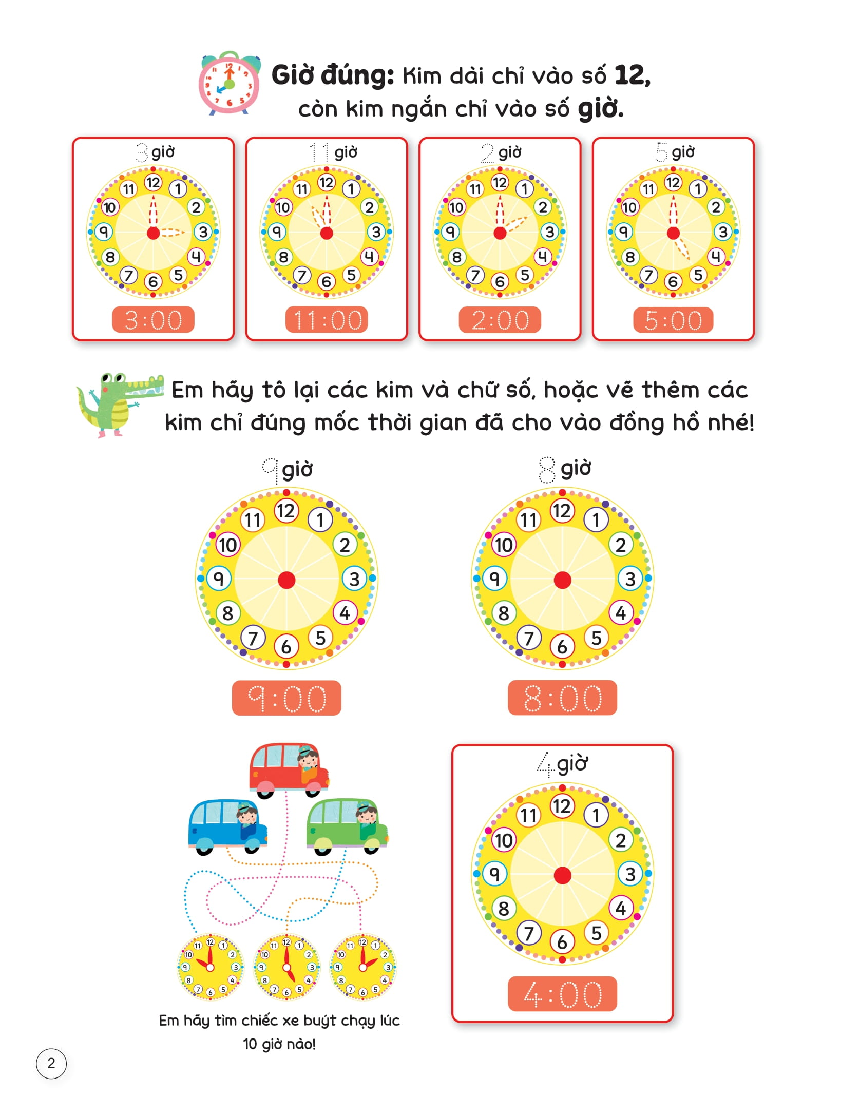 sách viết xóa thông minh - nhận biết thời gian và từ vựng
