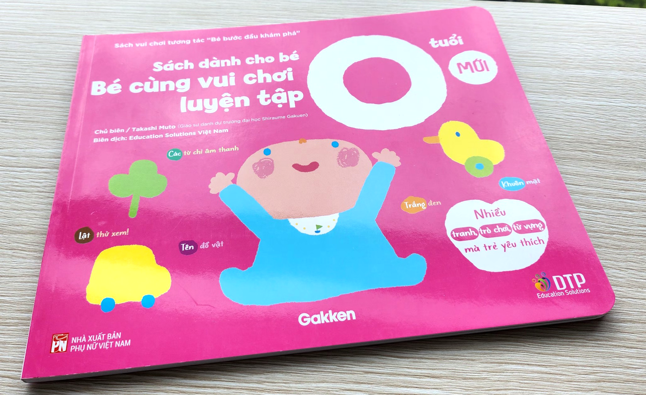 sách vui chơi tương tác "bé bước đầu khám phá" - bé cùng vui chơi luyện tập - sách dành cho bé 0 tuổi