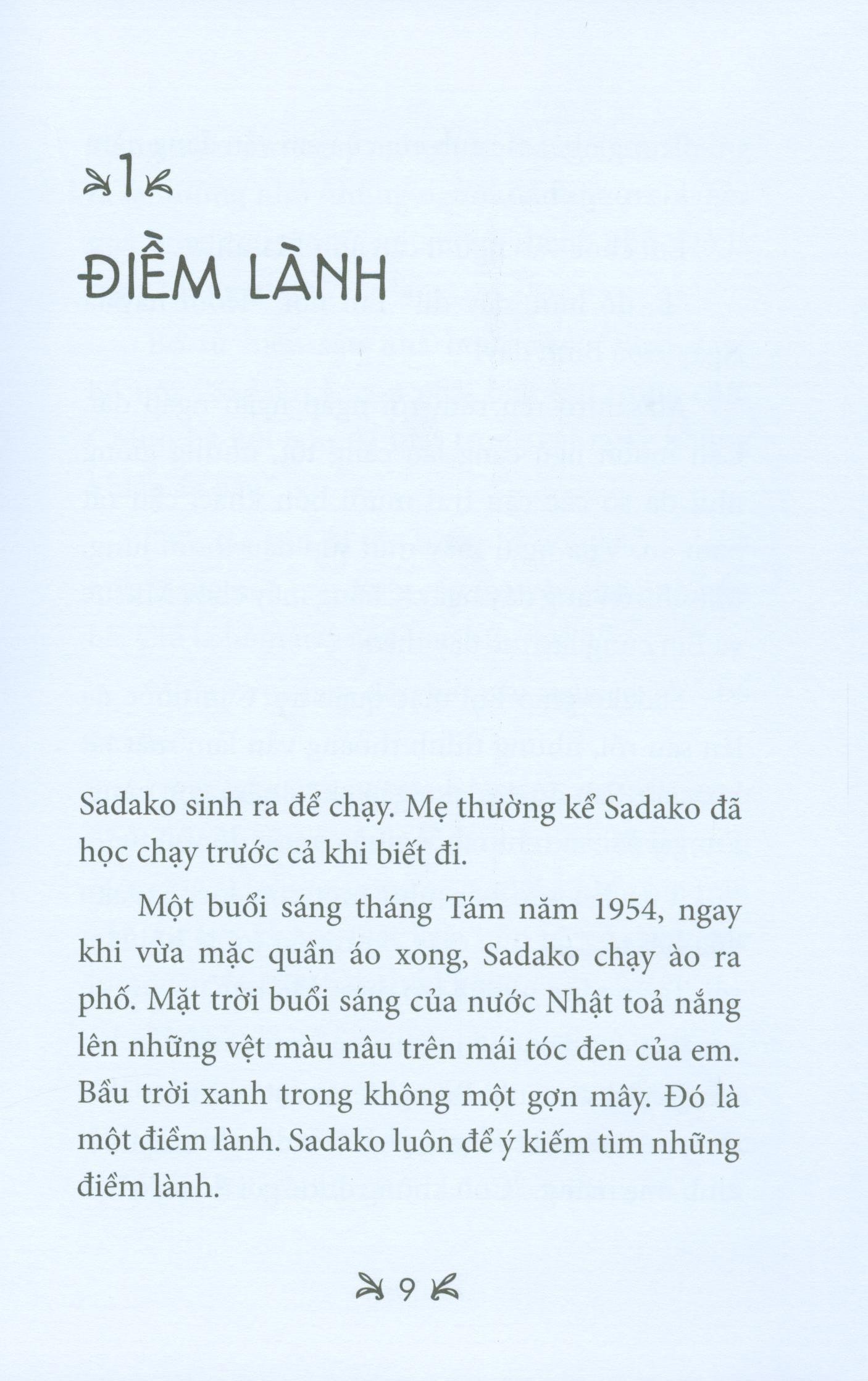 sadako gấp ngàn hạc giấy