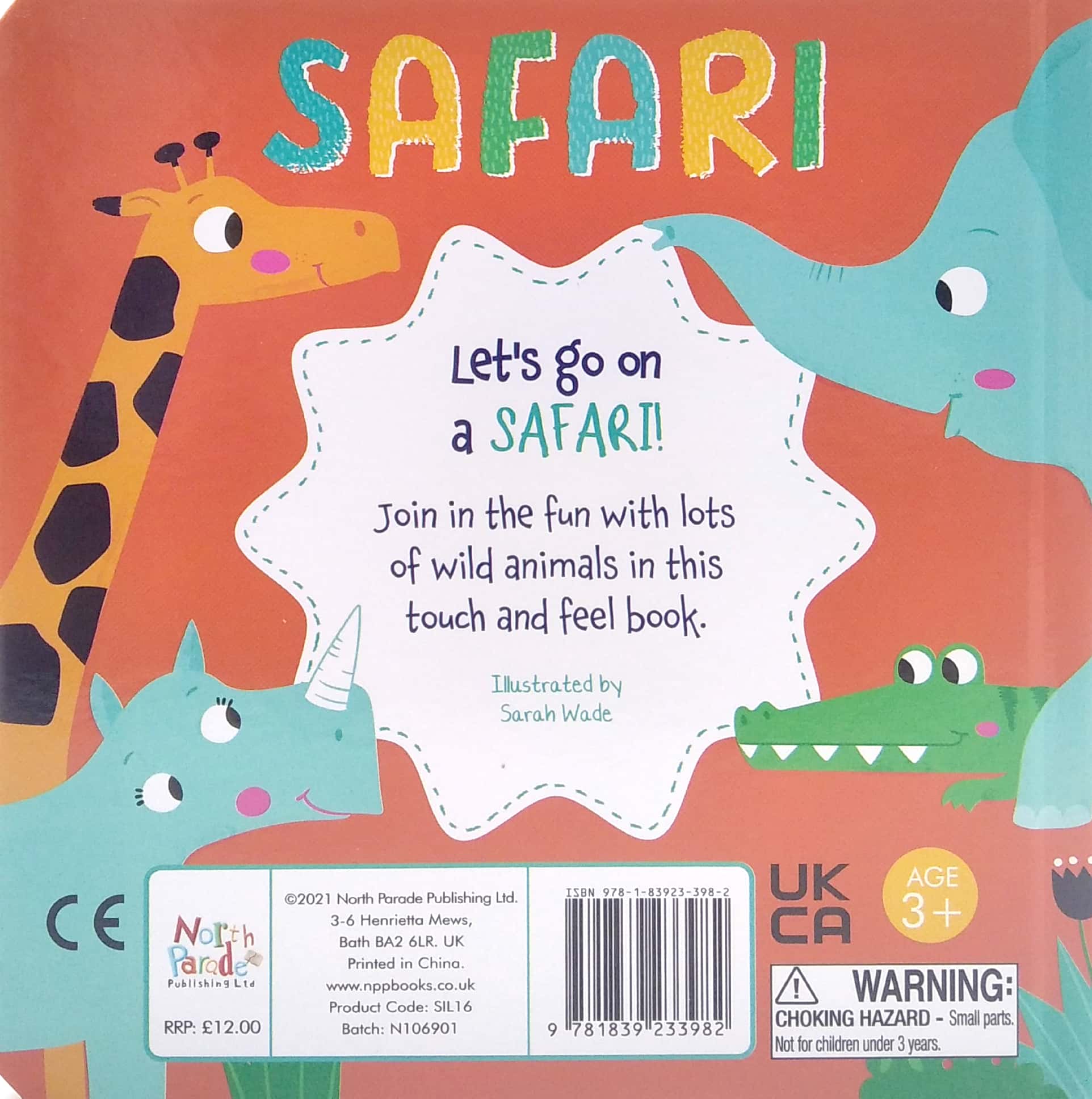 safari - silicon board books
