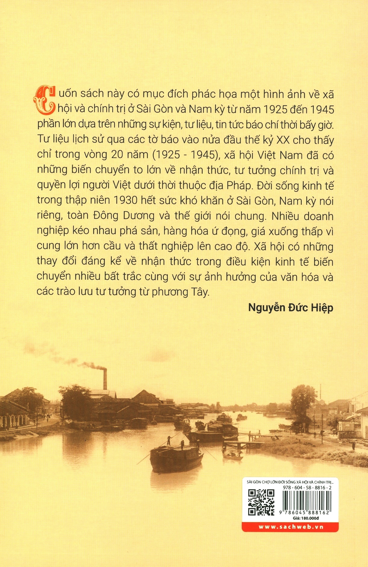 sài gòn chợ lớn đời sống xã hội và chính trị qua tư liệu báo chí (1925-1945)