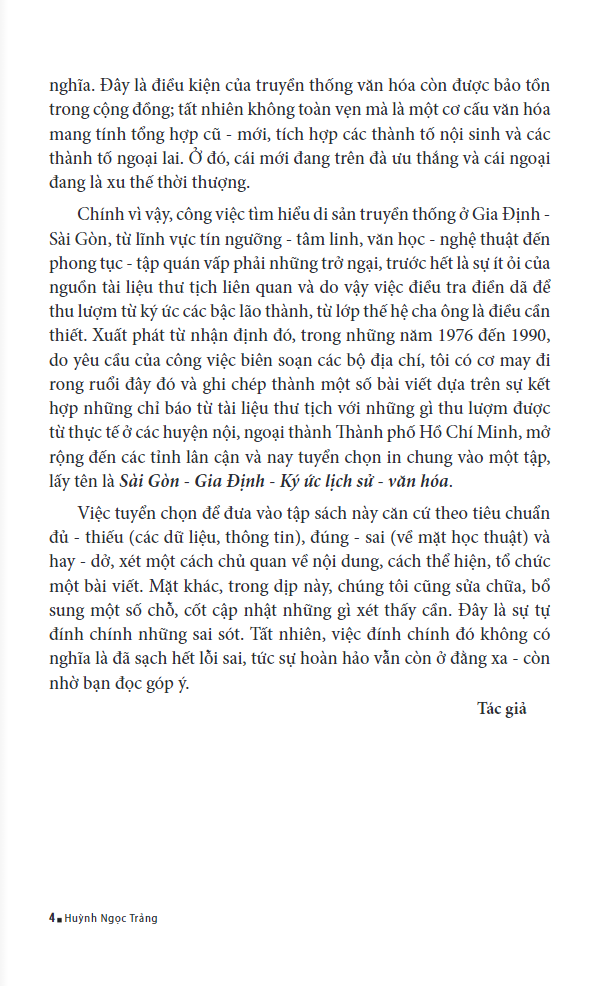sài gòn gia định: ký ức lịch sử - văn hoá (tái bản 2019)
