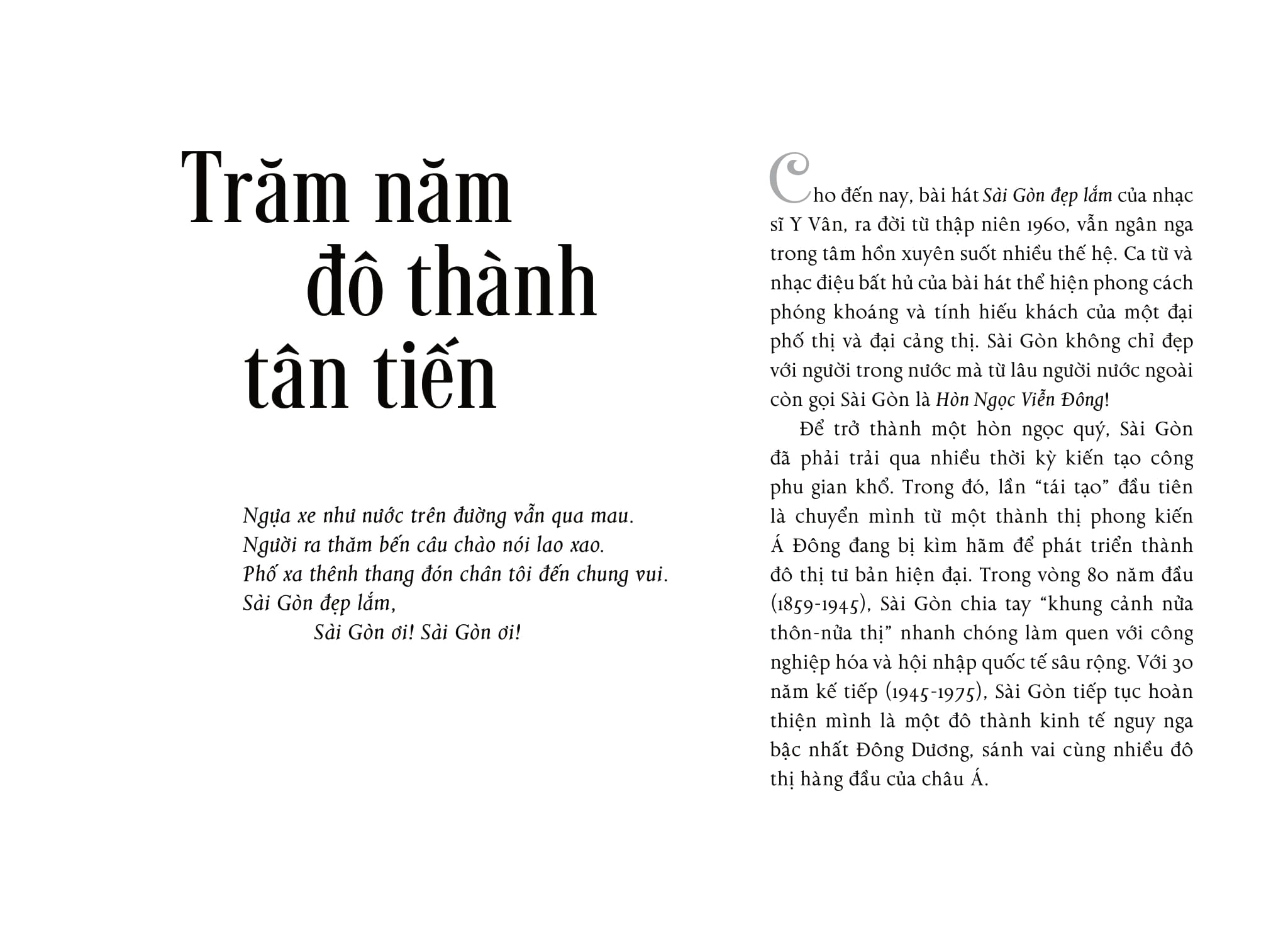 Sai Gon - Kinh Do Song Nuoc