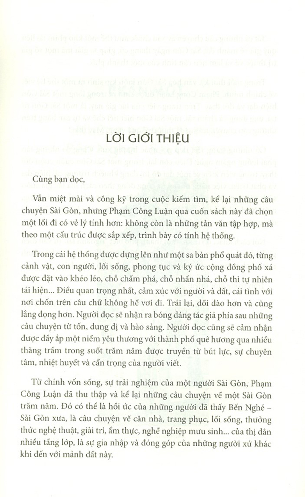 sài gòn ngoảnh lại trăm năm