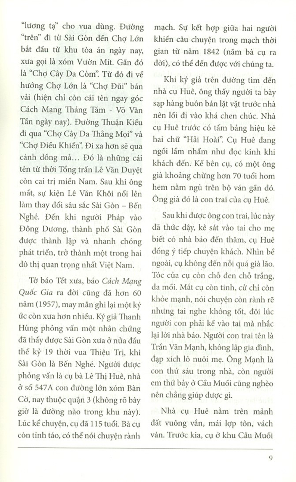 sài gòn ngoảnh lại trăm năm