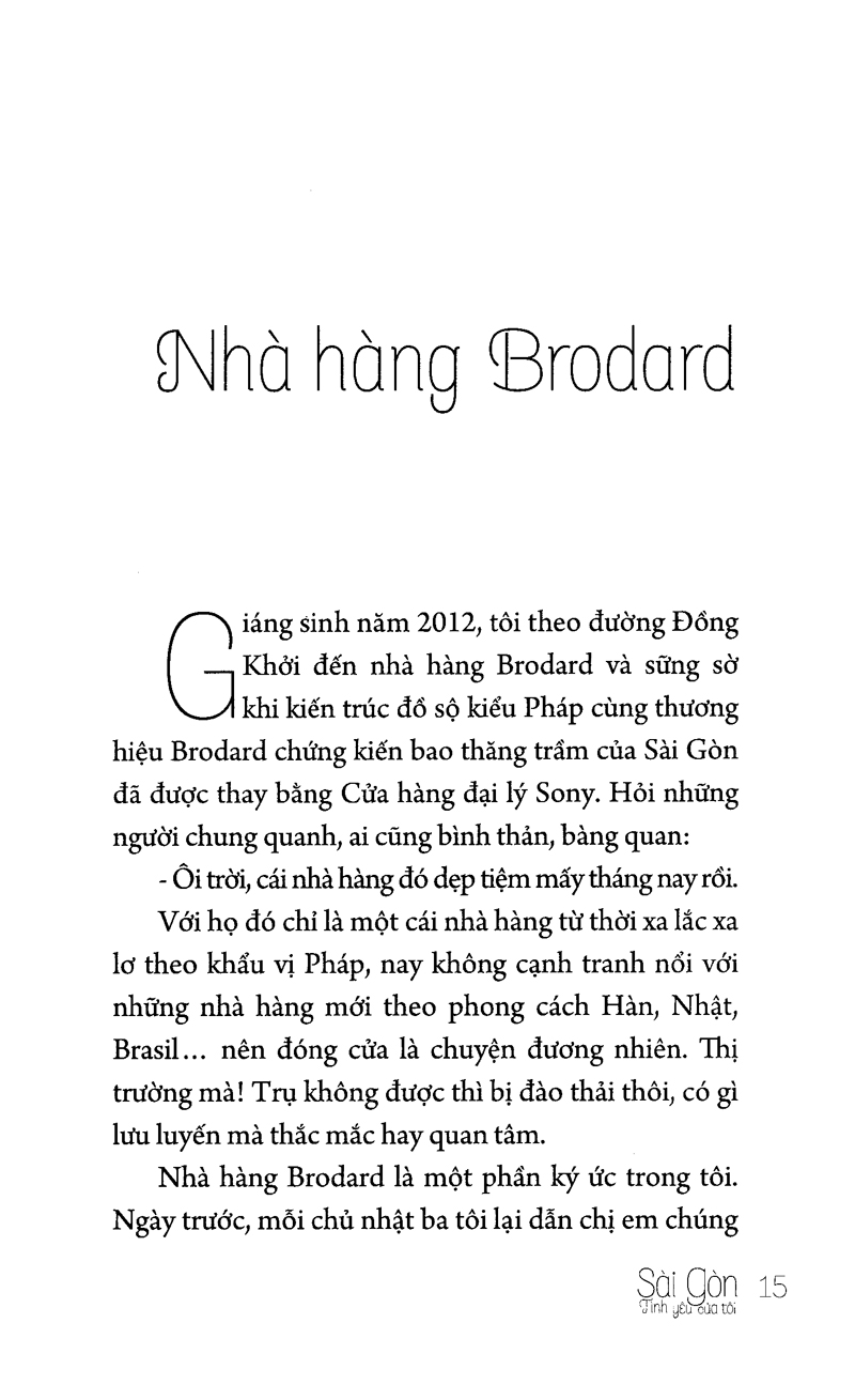 sài gòn tình yếu của tôi