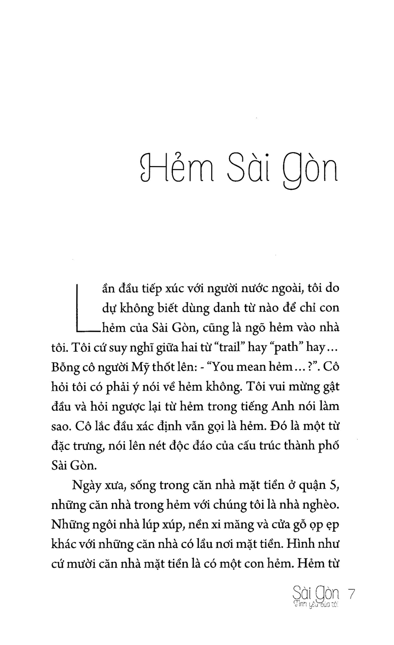 sài gòn tình yếu của tôi