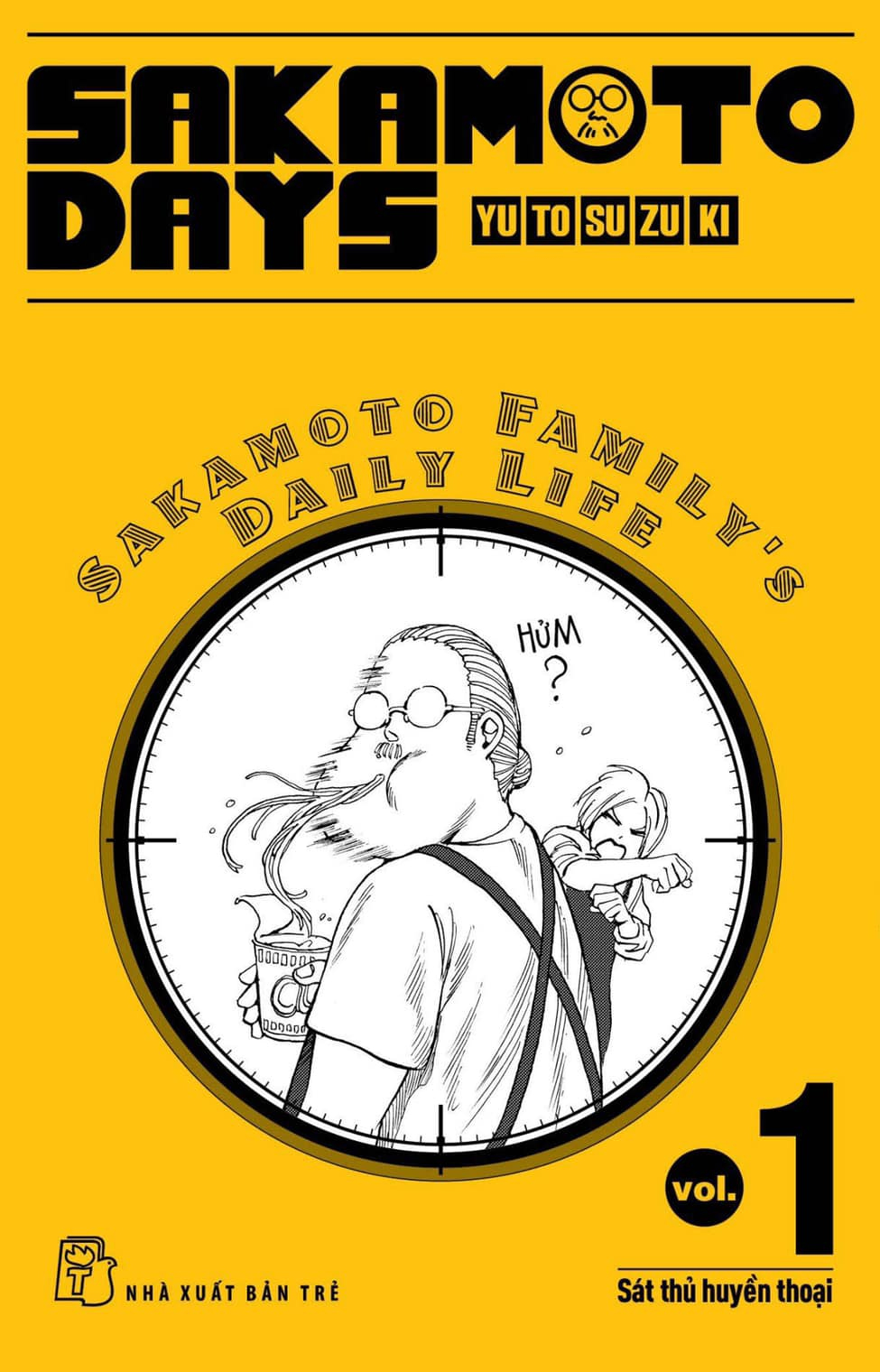 sakamoto days - tập 1 - sát thủ huyền thoại - tặng kèm 2 bìa rời + 1 thiệp giấy sổ gia quy nhà sakamoto