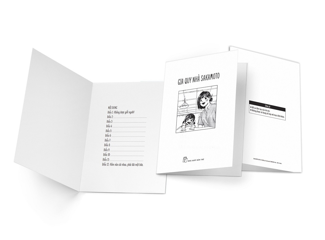 sakamoto days - tập 1 - sát thủ huyền thoại - tặng kèm 2 bìa rời + 1 thiệp giấy sổ gia quy nhà sakamoto