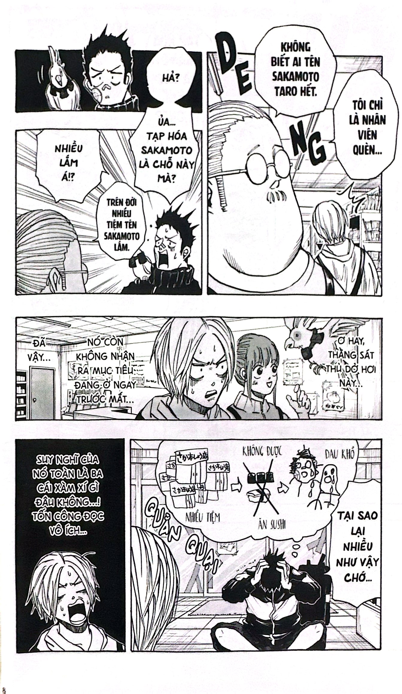 sakamoto days - tập 3 - mashimo heisuke - tặng kèm standee nhân vật