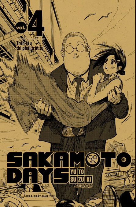 sakamoto days - tập 4 - trên tàu thì phải trật tự