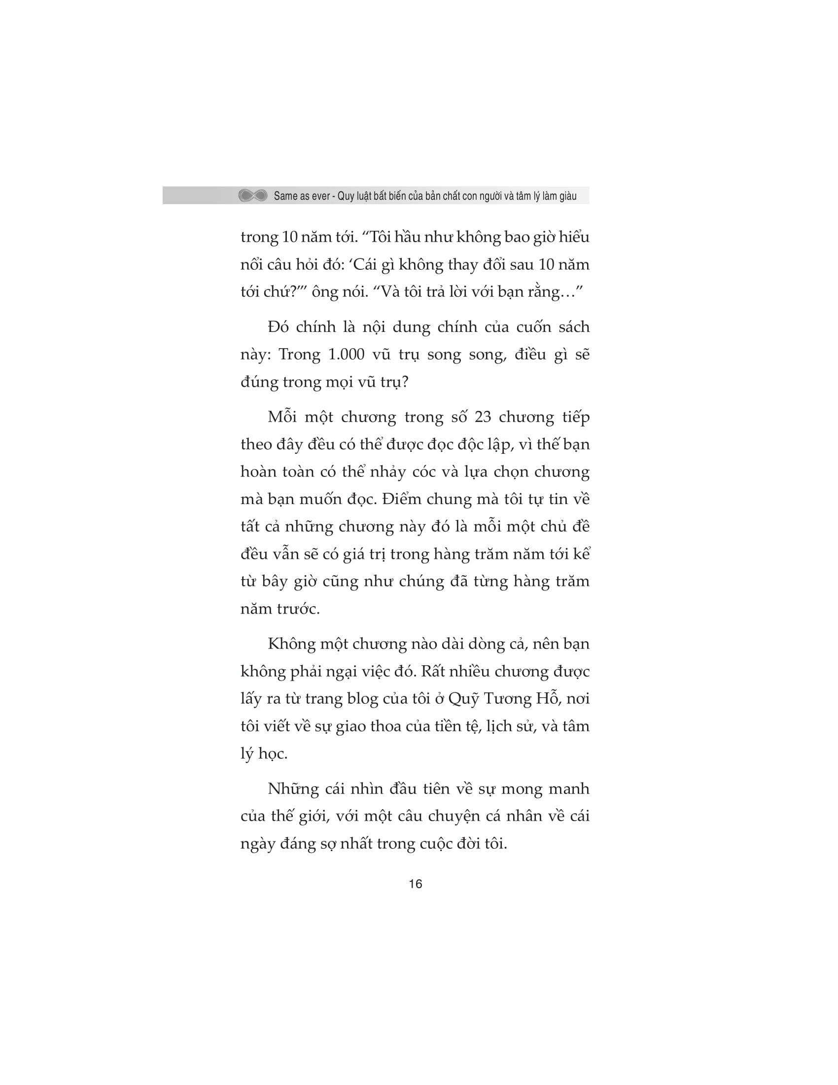 same as ever - quy luật bất biến về bản chất con người và tâm lý làm giàu