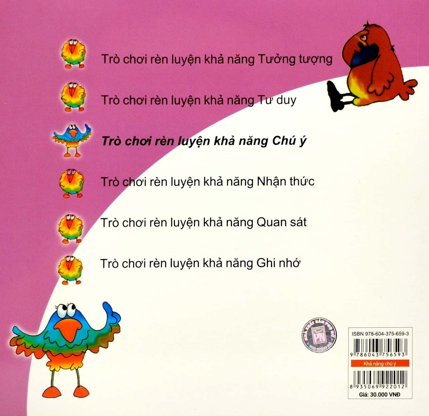 sân chơi trí tuệ của chim đa đa - trò chơi rèn luyện khả năng chú ý (tái bản 2022)