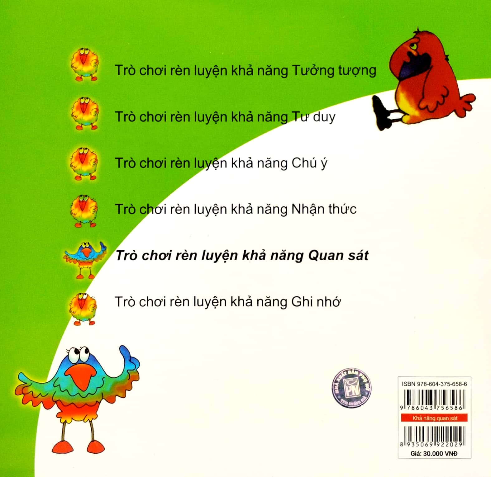 sân chơi trí tuệ của chim đa đa - trò chơi rèn luyện khả năng quan sát (tái bản 2022)