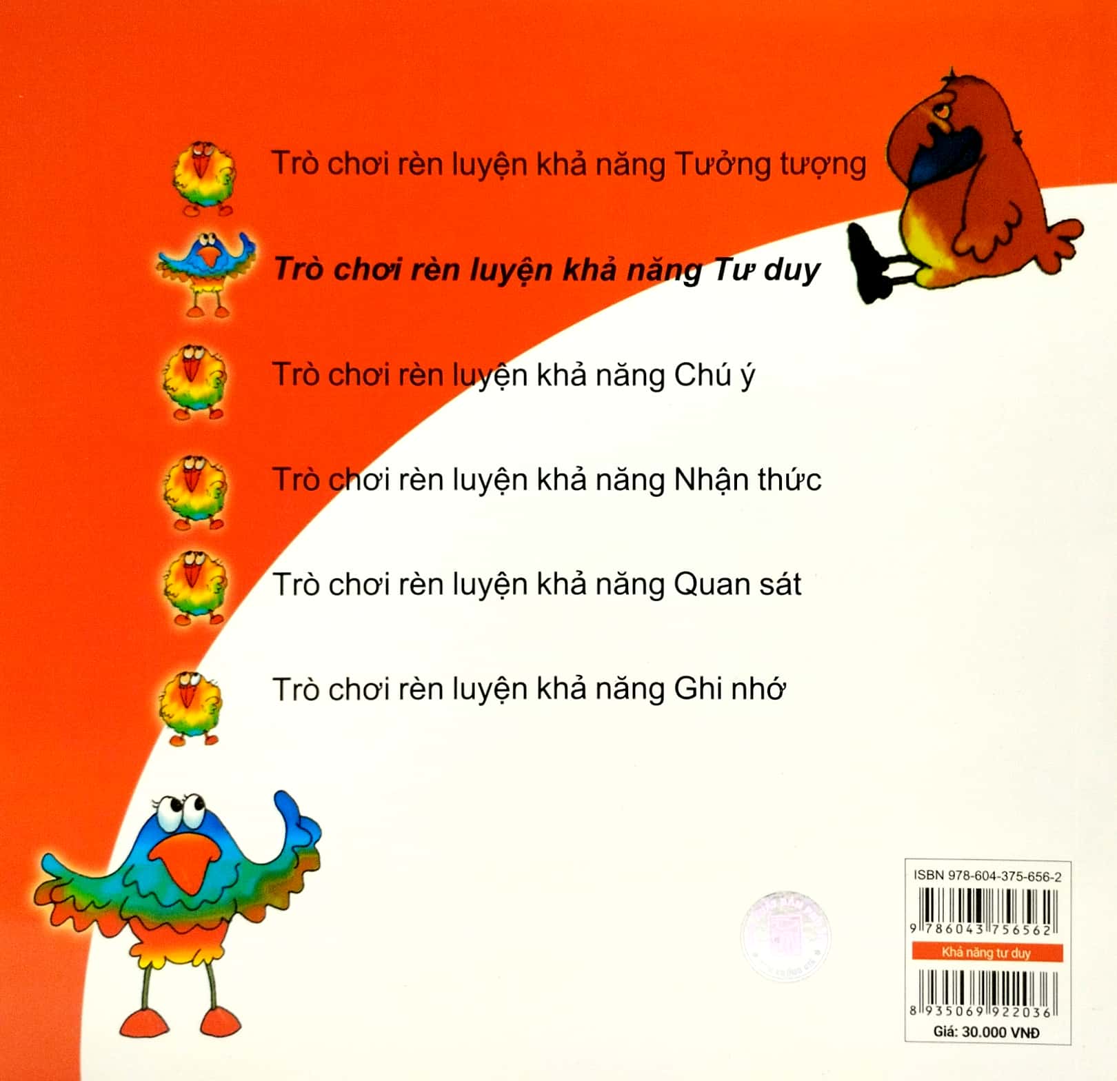 sân chơi trí tuệ của chim đa đa - trò chơi rèn luyện khả năng tư duy (tái bản 2022)