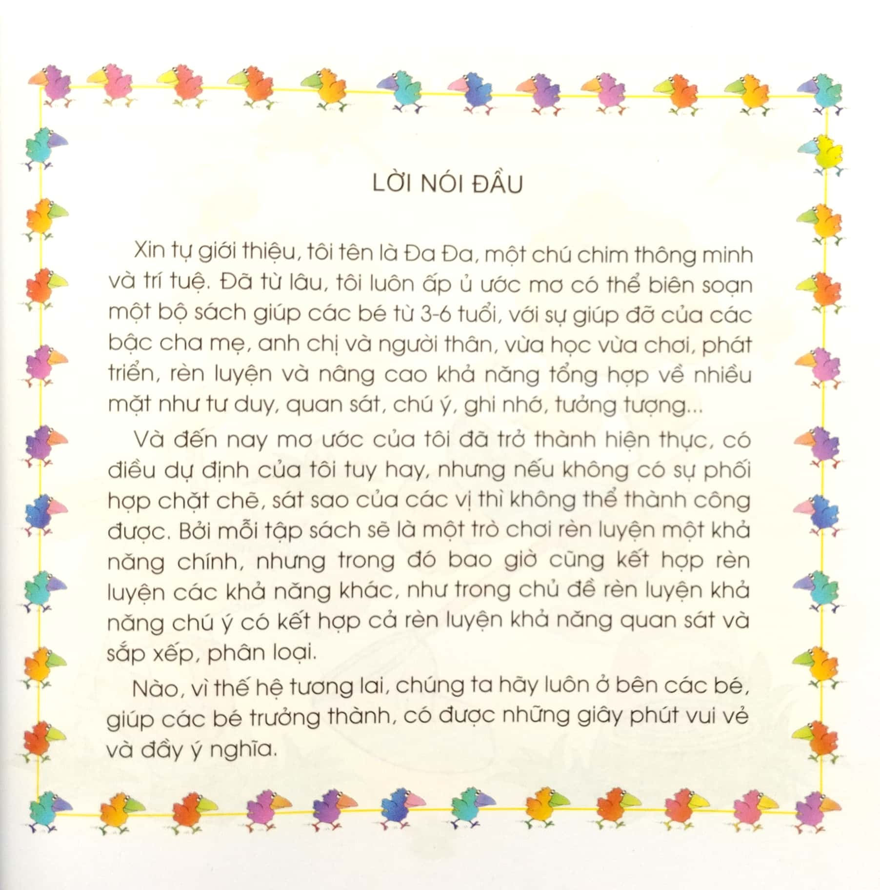 sân chơi trí tuệ của chim đa đa - trò chơi rèn luyện khả năng tưởng tượng (tái bản 2022)