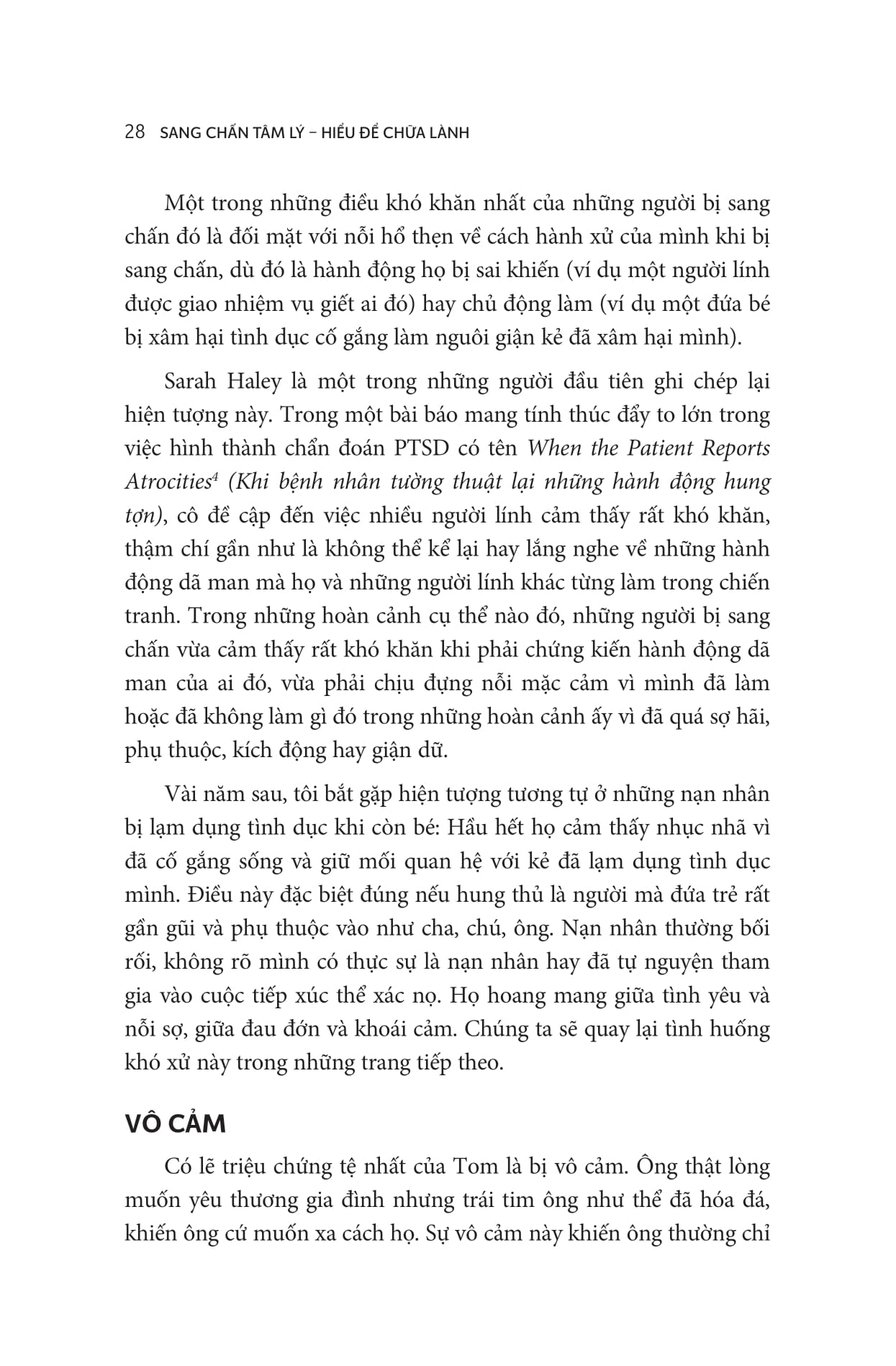 sang chấn tâm lý - hiểu để chữa lành