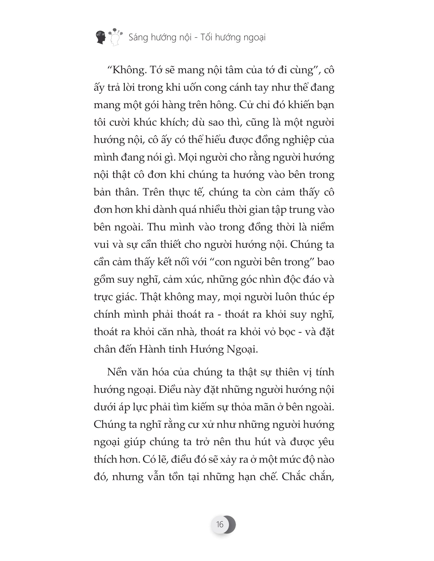 sáng hướng nội - tối hướng ngoại