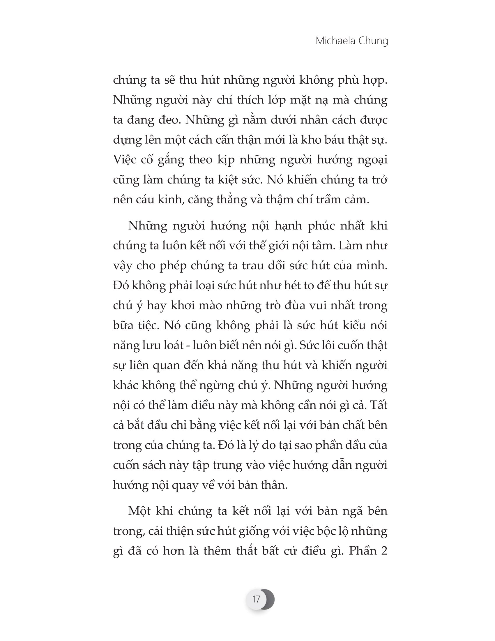 sáng hướng nội - tối hướng ngoại