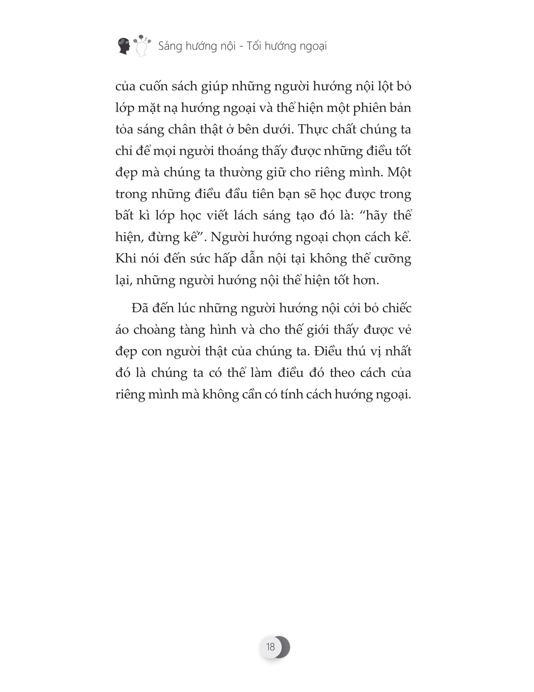 sáng hướng nội - tối hướng ngoại