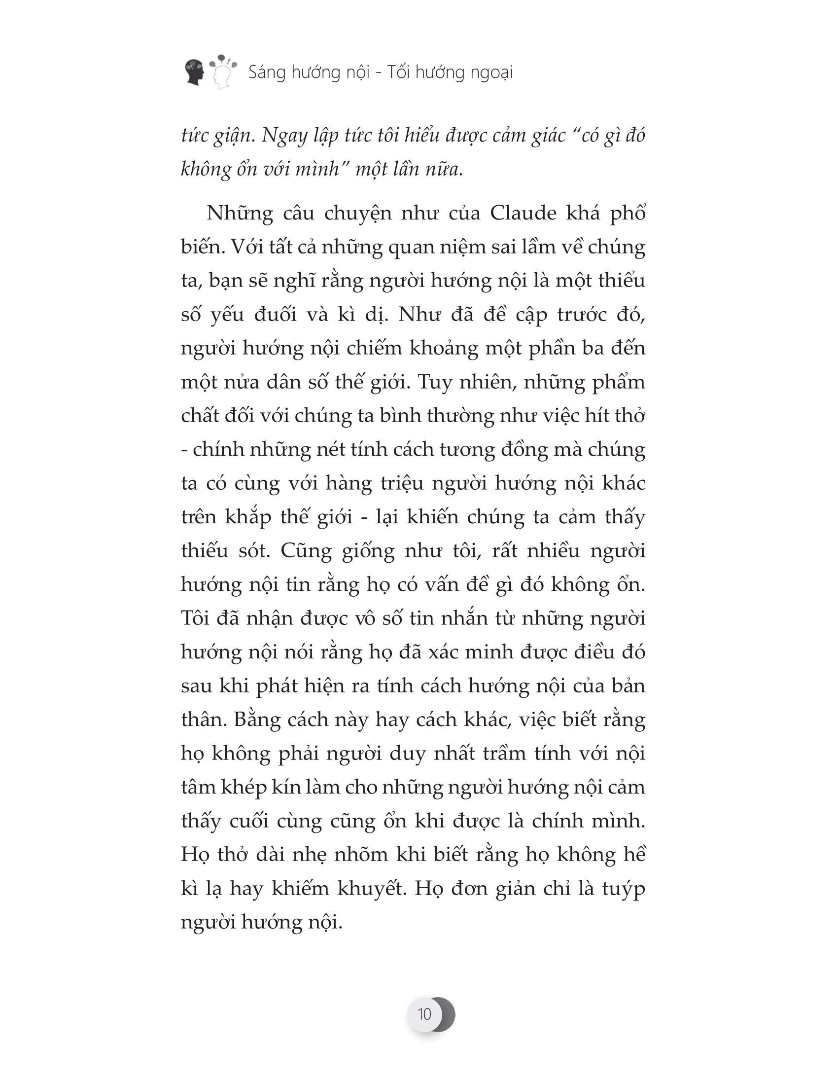 sáng hướng nội - tối hướng ngoại