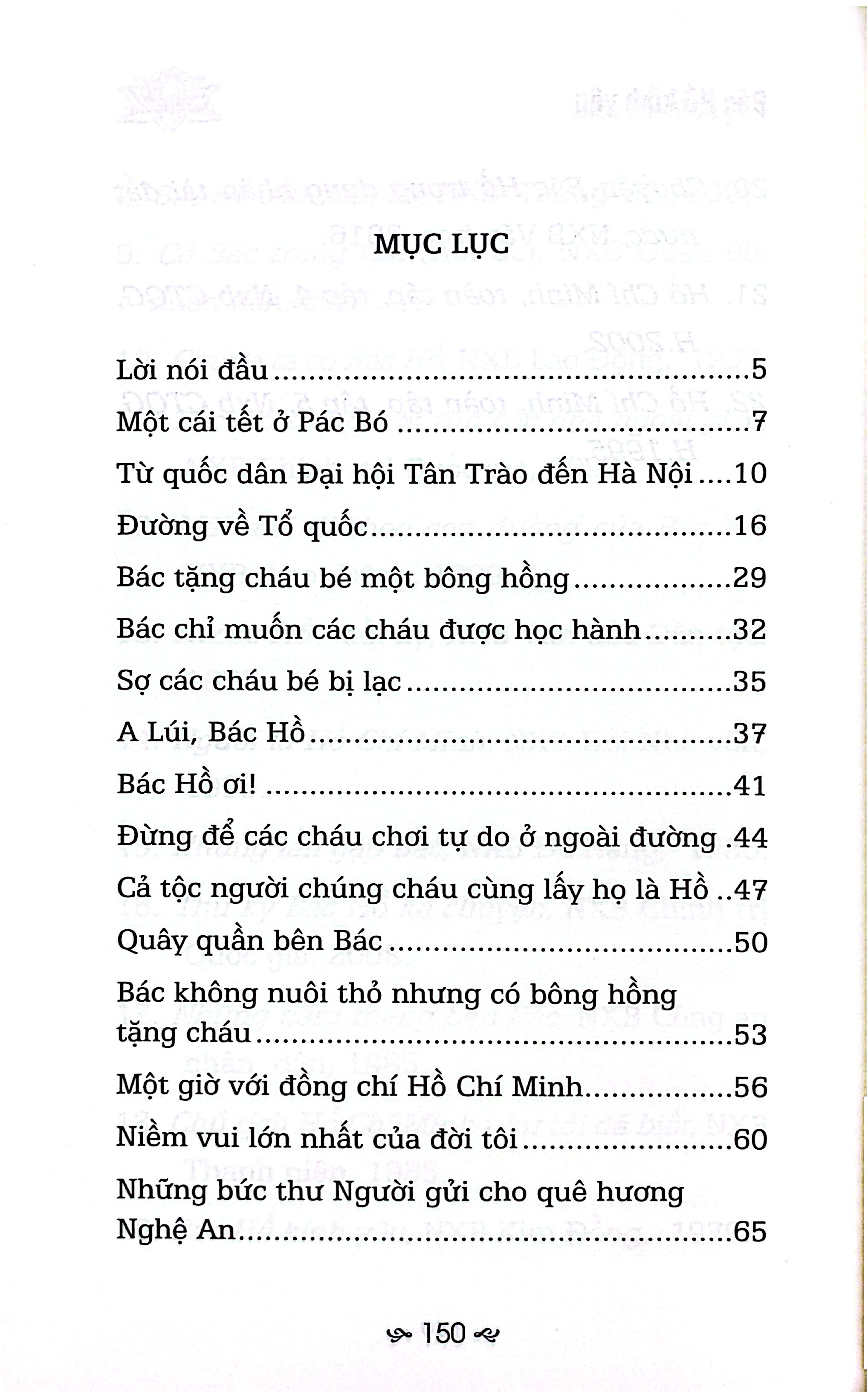 Sáng Mãi Tấm Gương Bác Hồ - Bác Hồ Kính Yêu