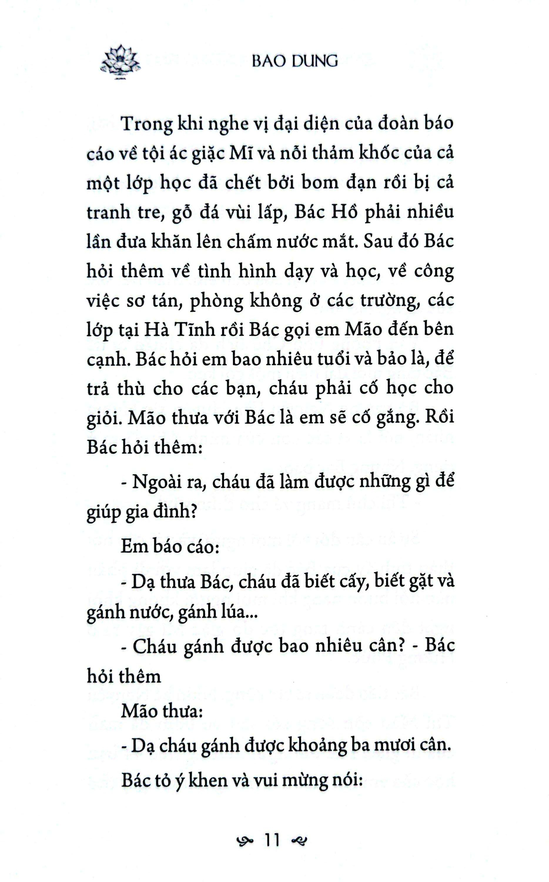Sang Mai Tam Guong Bac Ho - Bao Dung