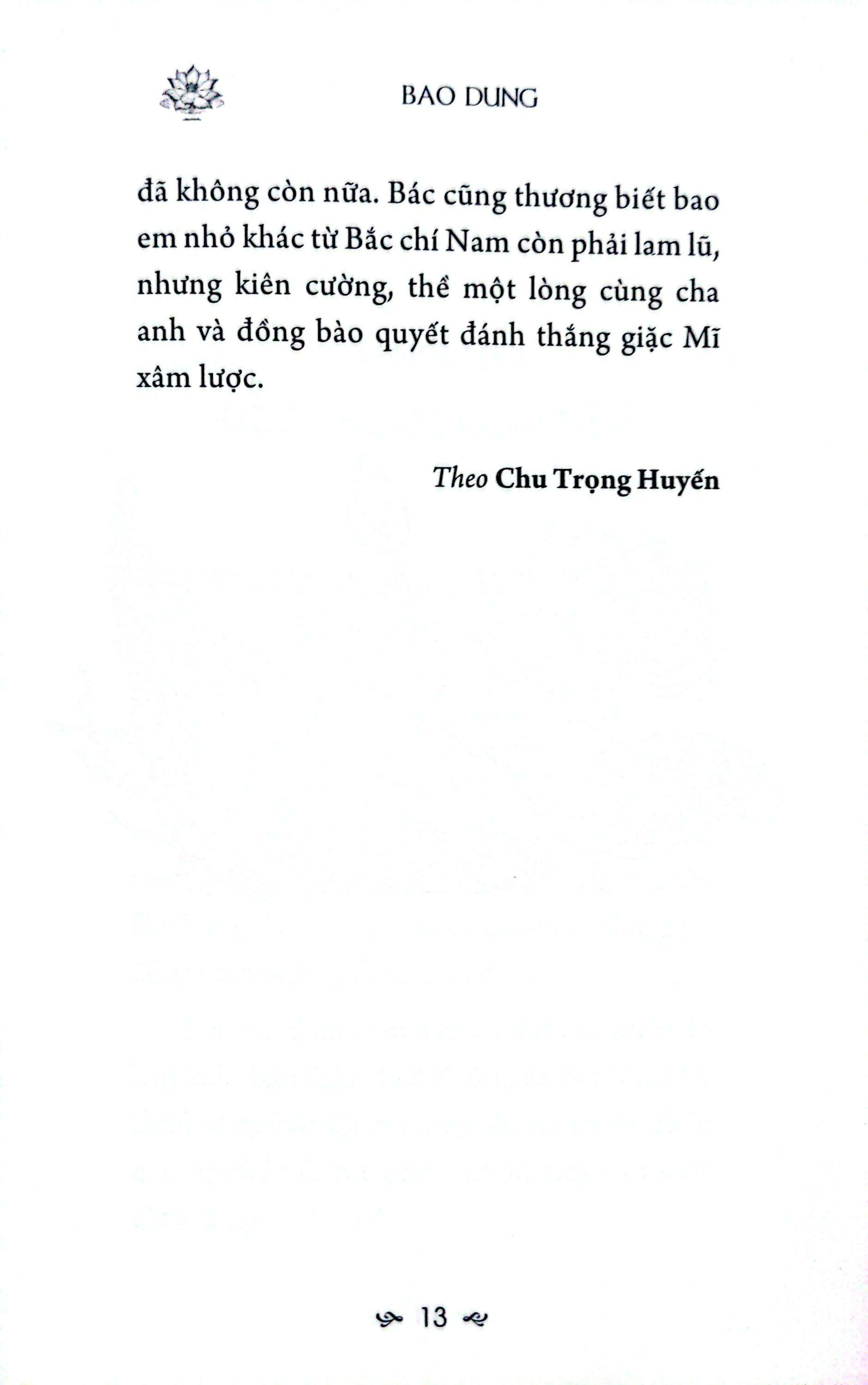 Sang Mai Tam Guong Bac Ho - Bao Dung