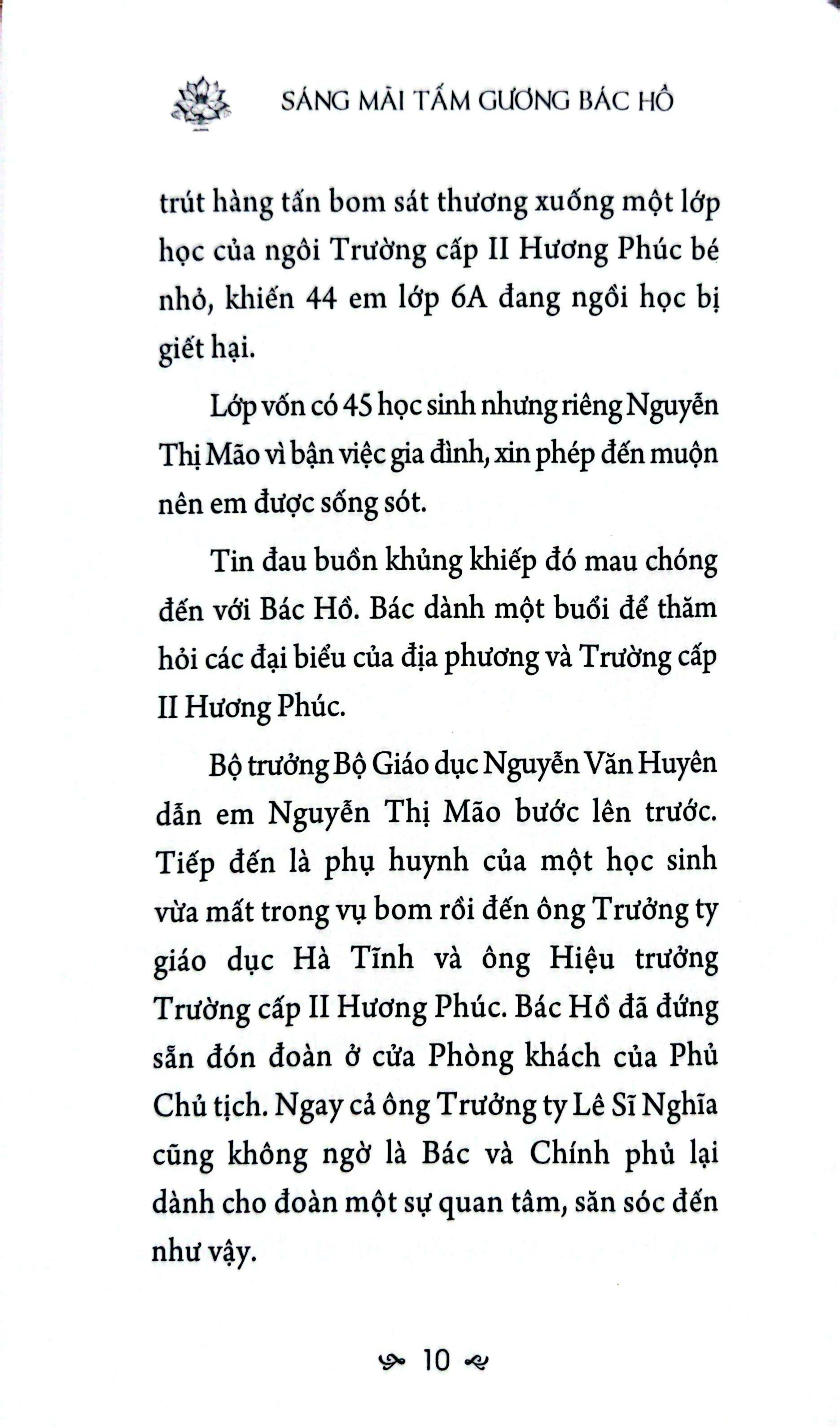Sang Mai Tam Guong Bac Ho - Bao Dung