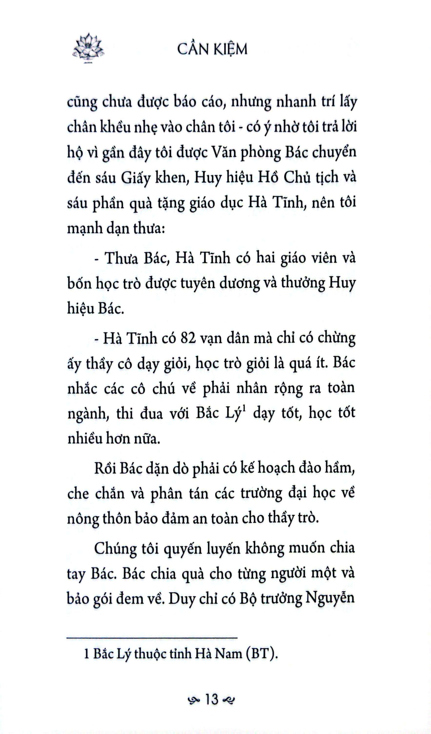 Sang Mai Tam Guong Bac Ho - Can Kiem