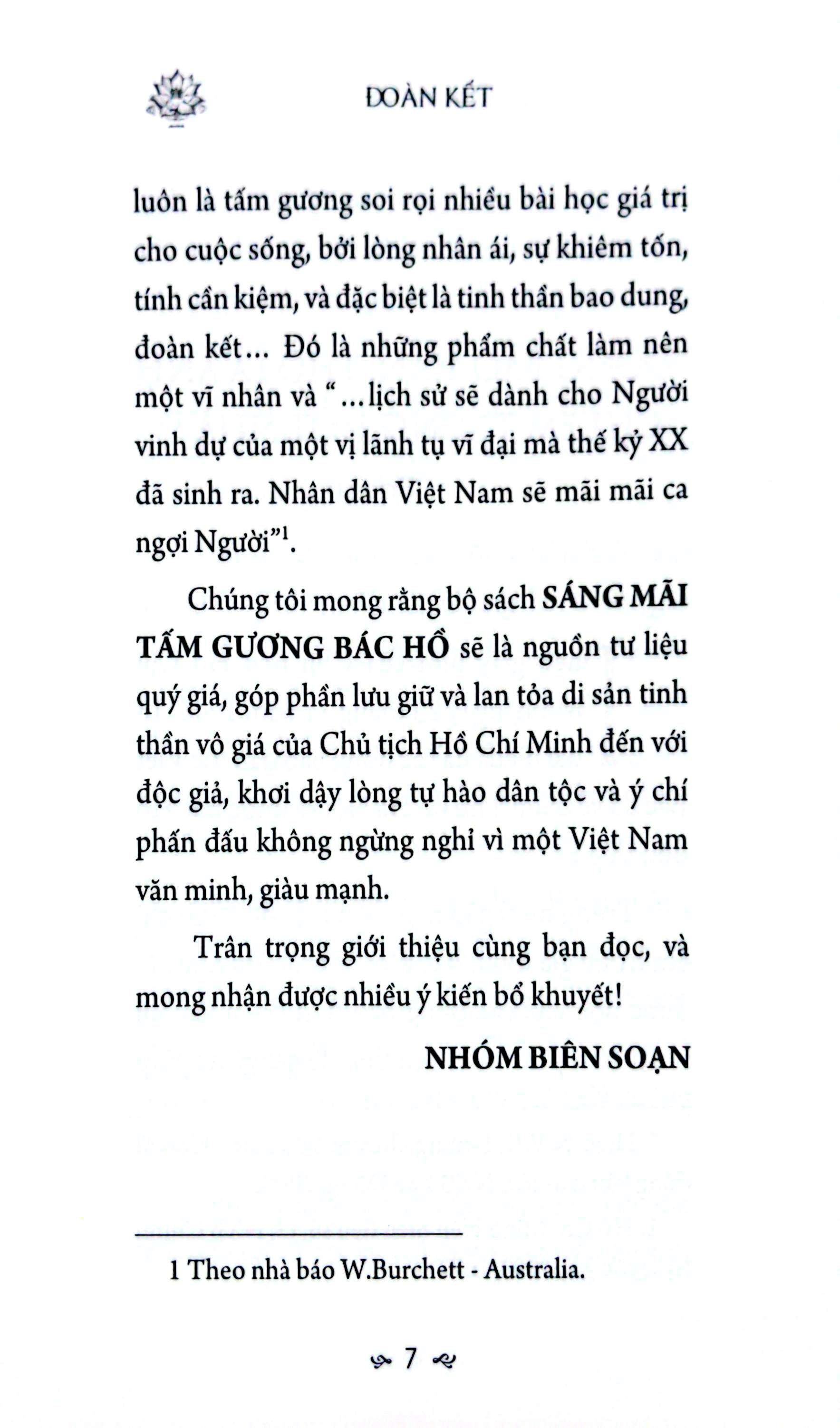 Sang Mai Tam Guong Bac Ho - Doan Ket