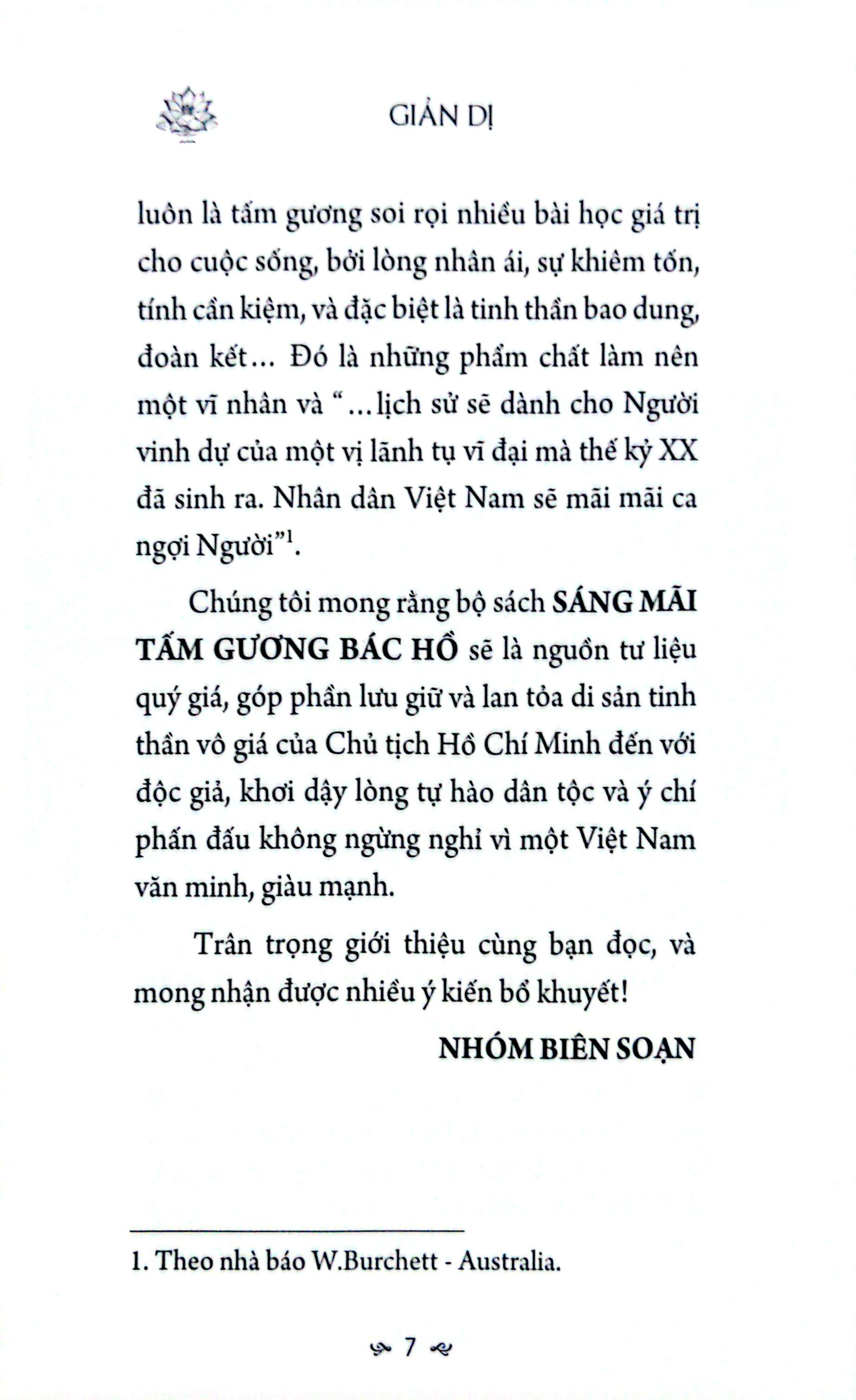 Sang Mai Tam Guong Bac Ho - Gian Di