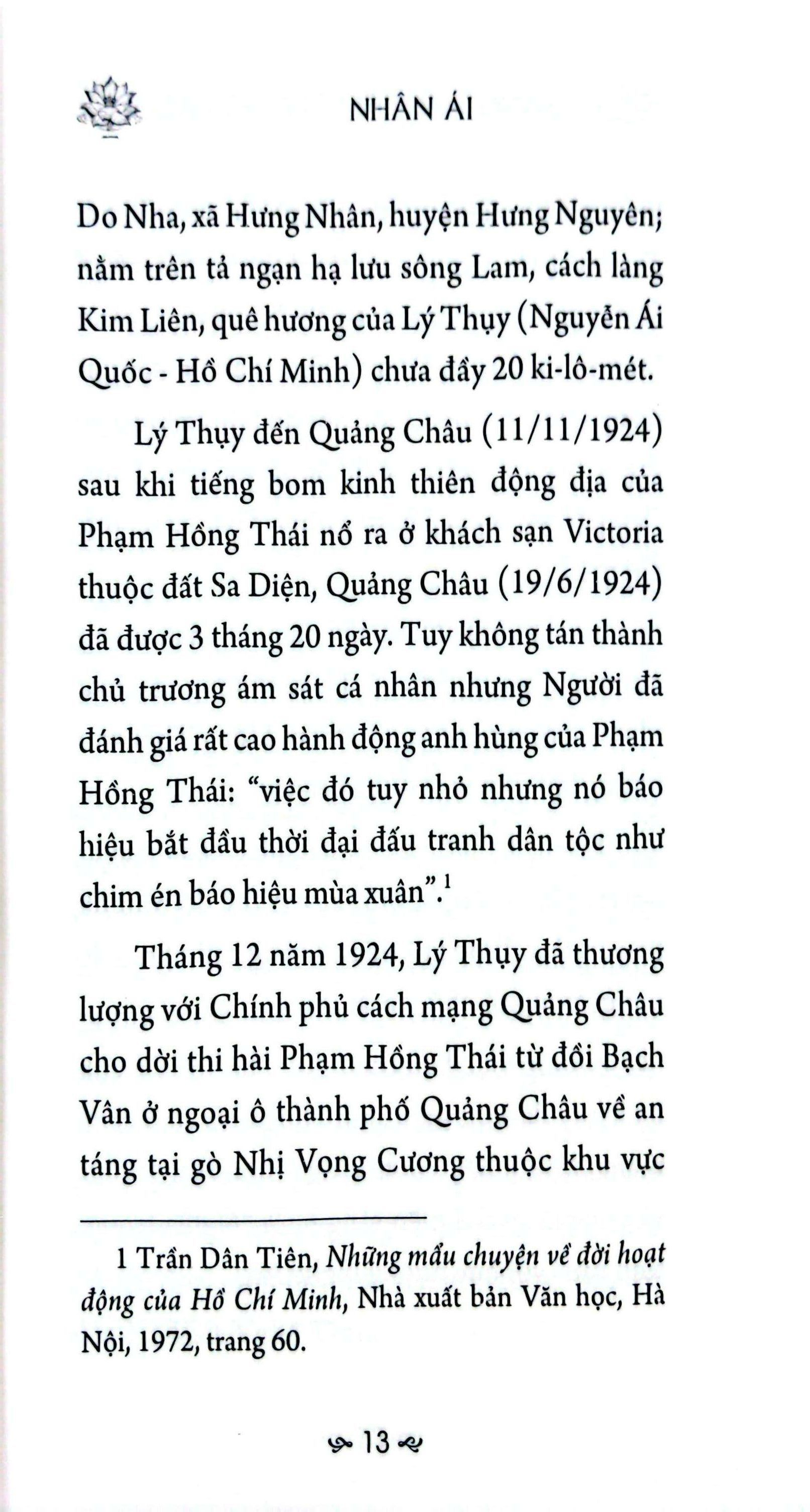 Sang Mai Tam Guong Bac Ho - Nhan Ai