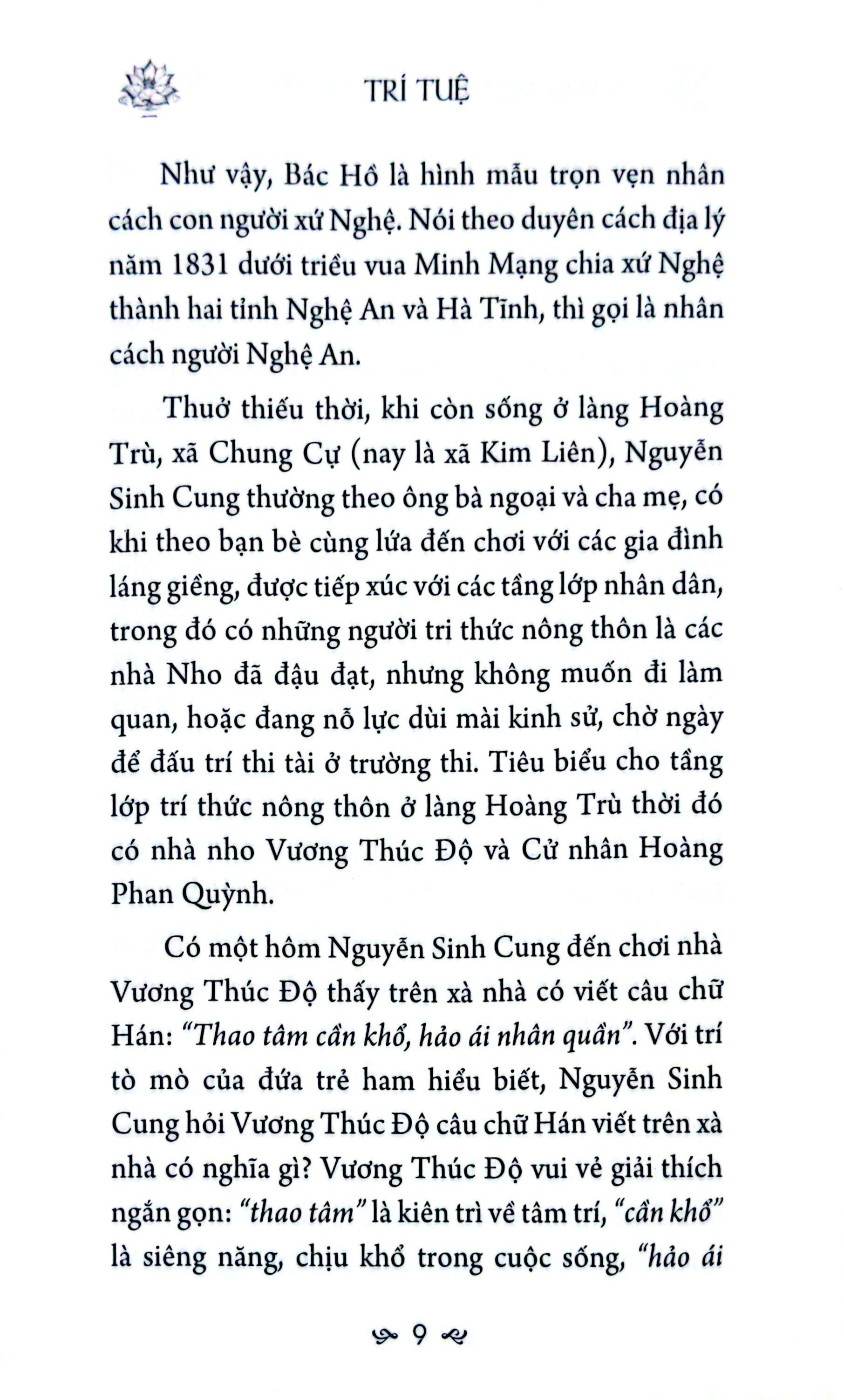 Sang Mai Tam Guong Bac Ho - Tri Tue