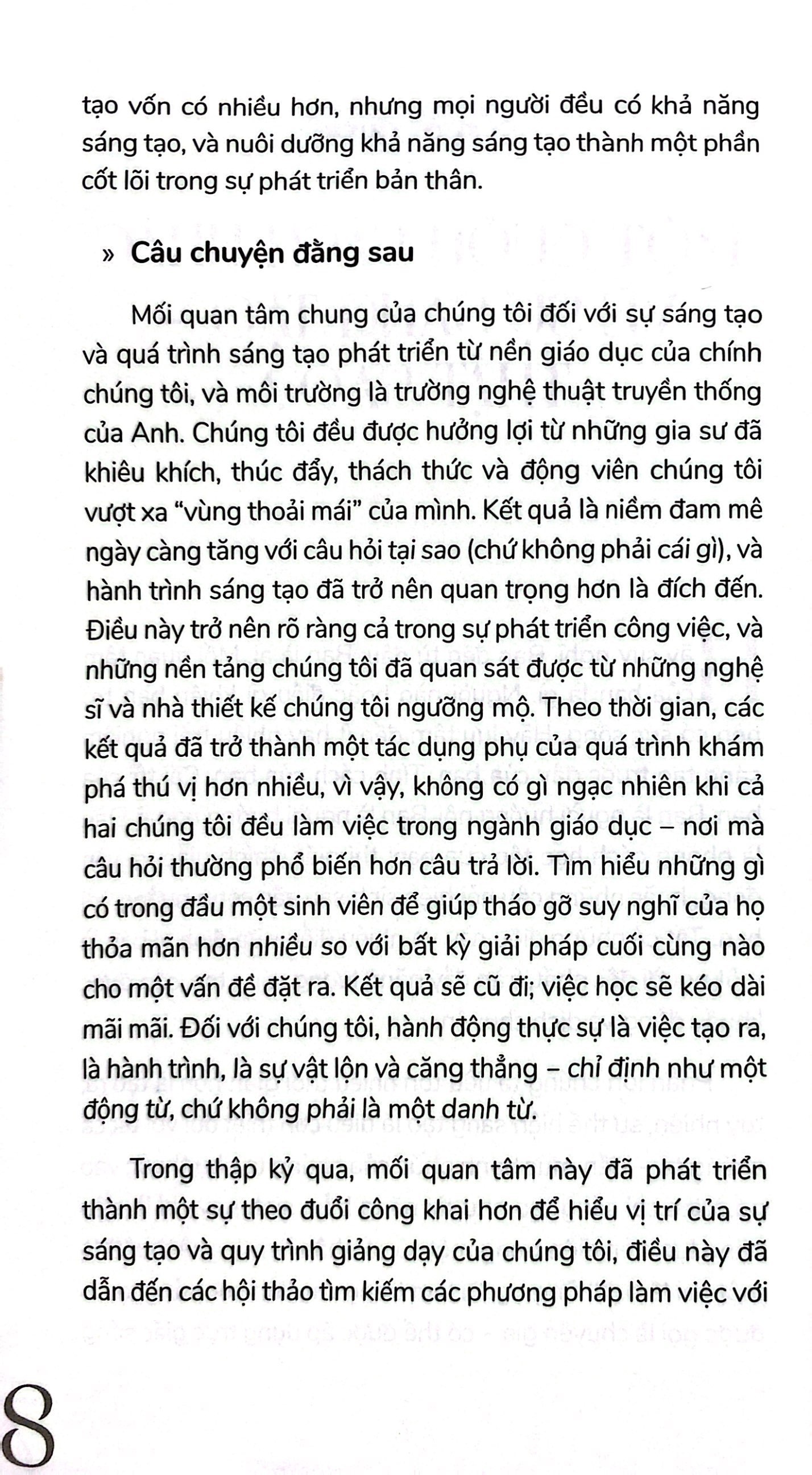 sáng tạo bắt nguồn từ chính bạn